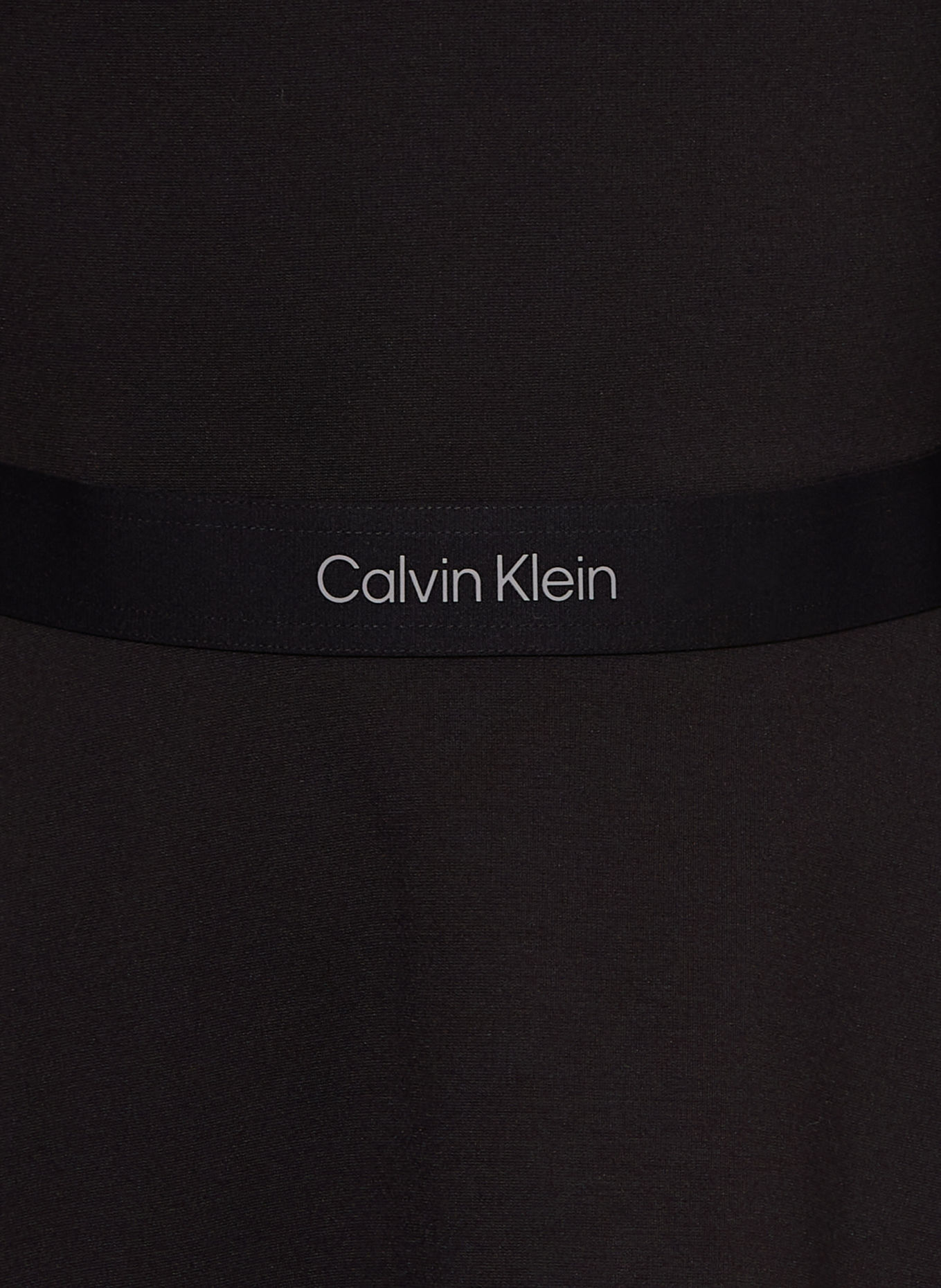 Calvin Klein Jerseykjole med udskæring: SORT