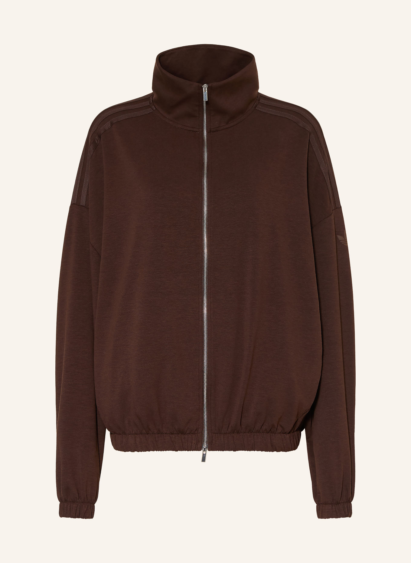 adidas Originals Sweat zippé FULL ZIP: MARRON FONCÉ