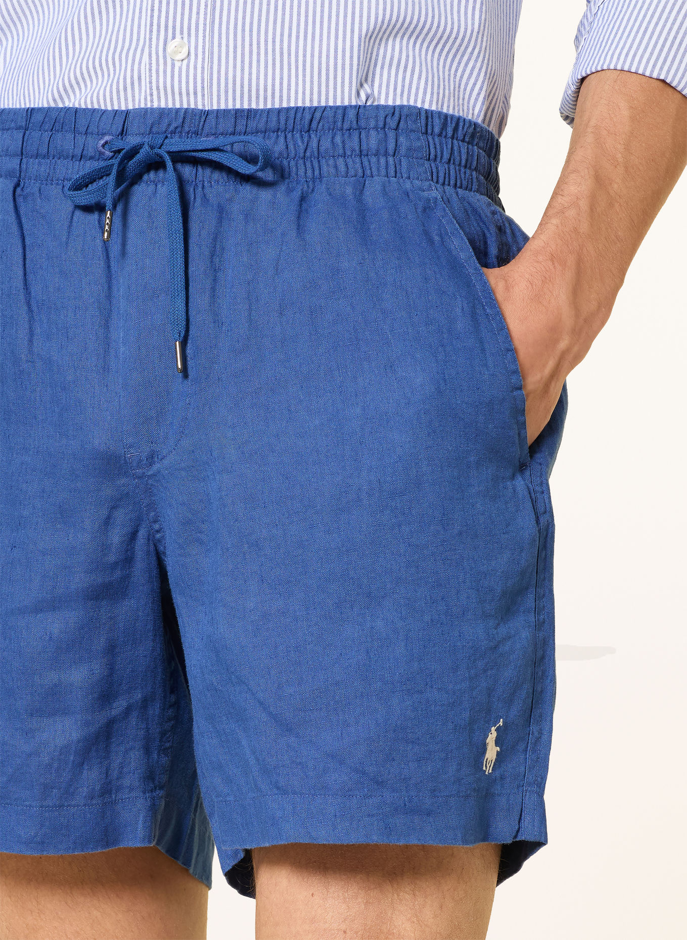 POLO RALPH LAUREN Linnedshorts: BLÅ