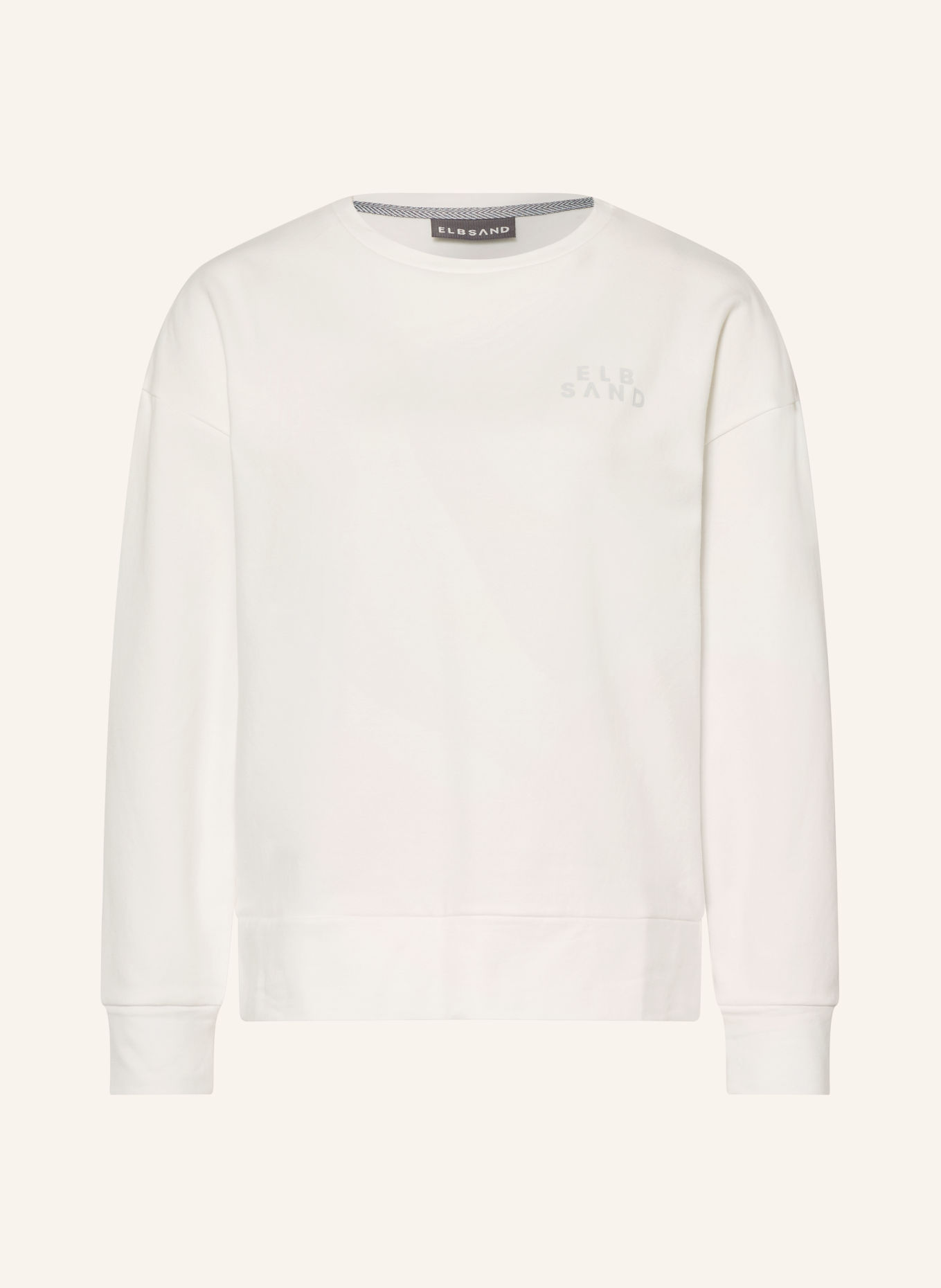 ELBSAND TILLA Sweatshirt: WHITE