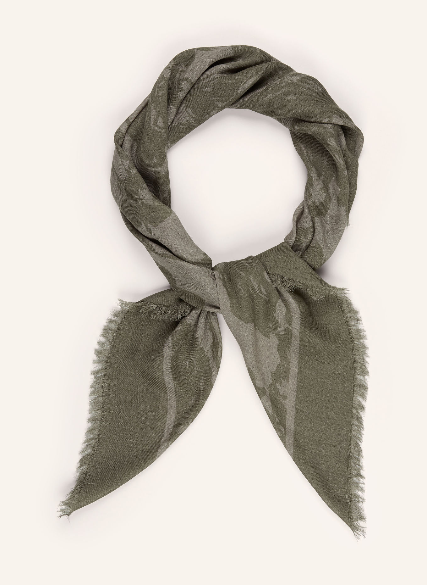 BOSS RENEVA Scarf: DARK GREEN / GREEN
