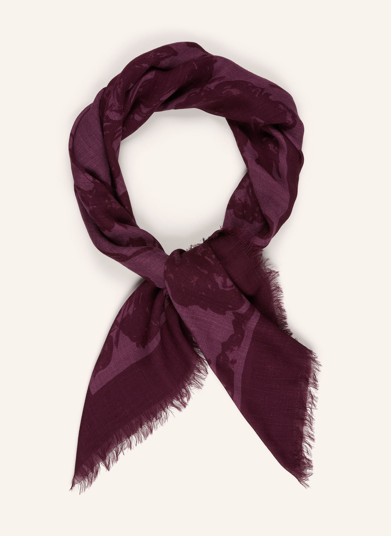 BOSS RENEVA Scarf: DARK RED