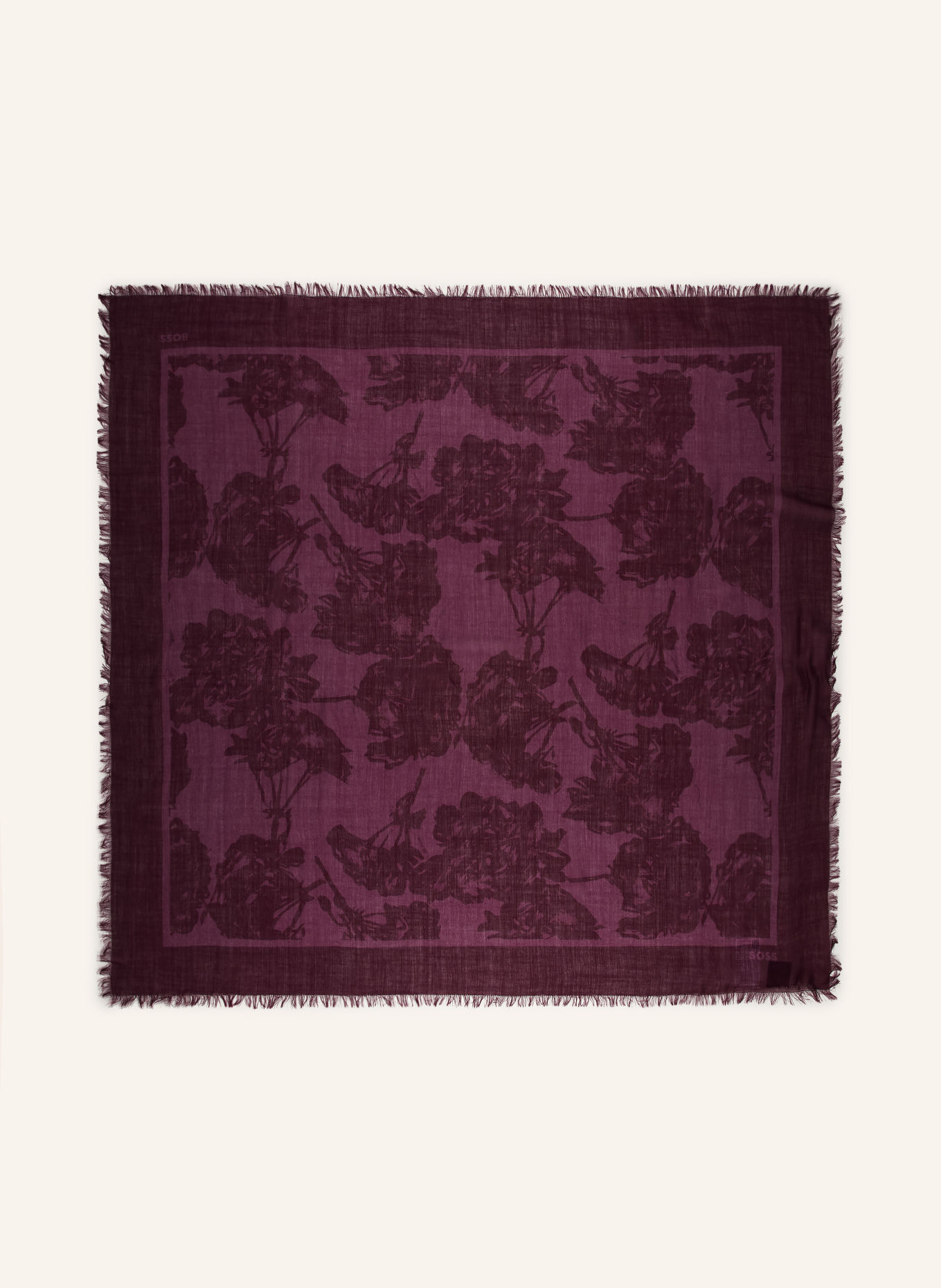 BOSS RENEVA Scarf: DARK RED