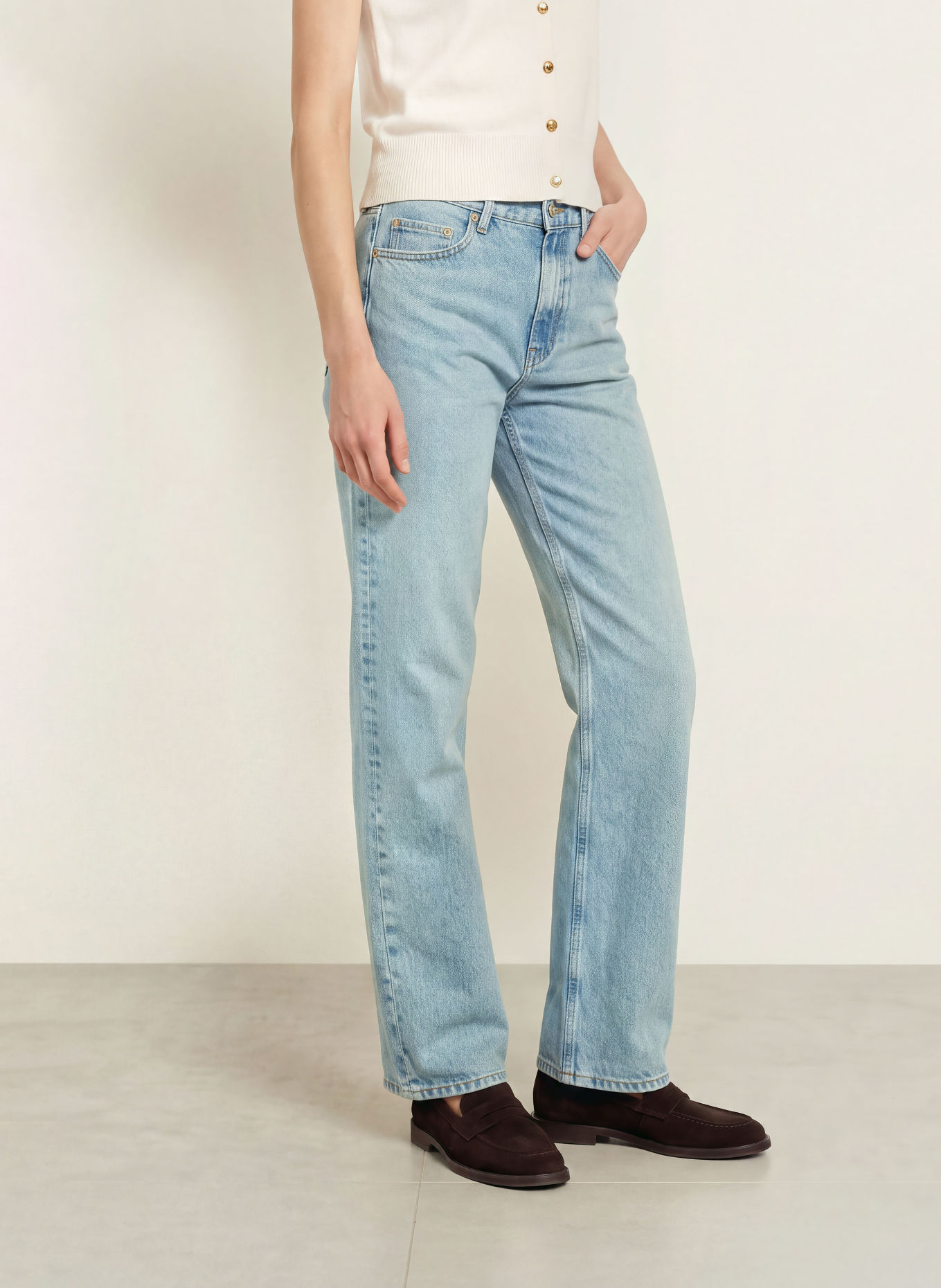 TOMMY HILFIGER Jeansy straight CAM: 1AA Cam Light