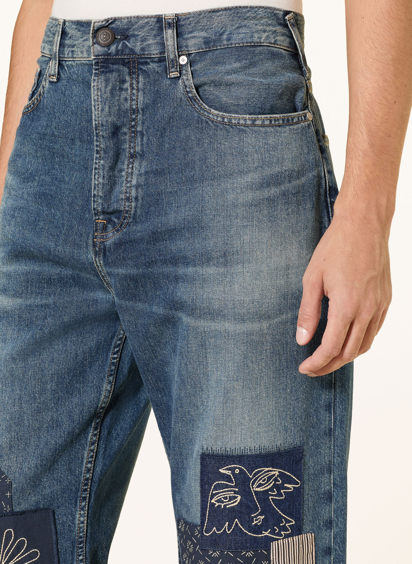 SCOTCH & SODA Jean THE PITCH coupe ample: 410 NAVY