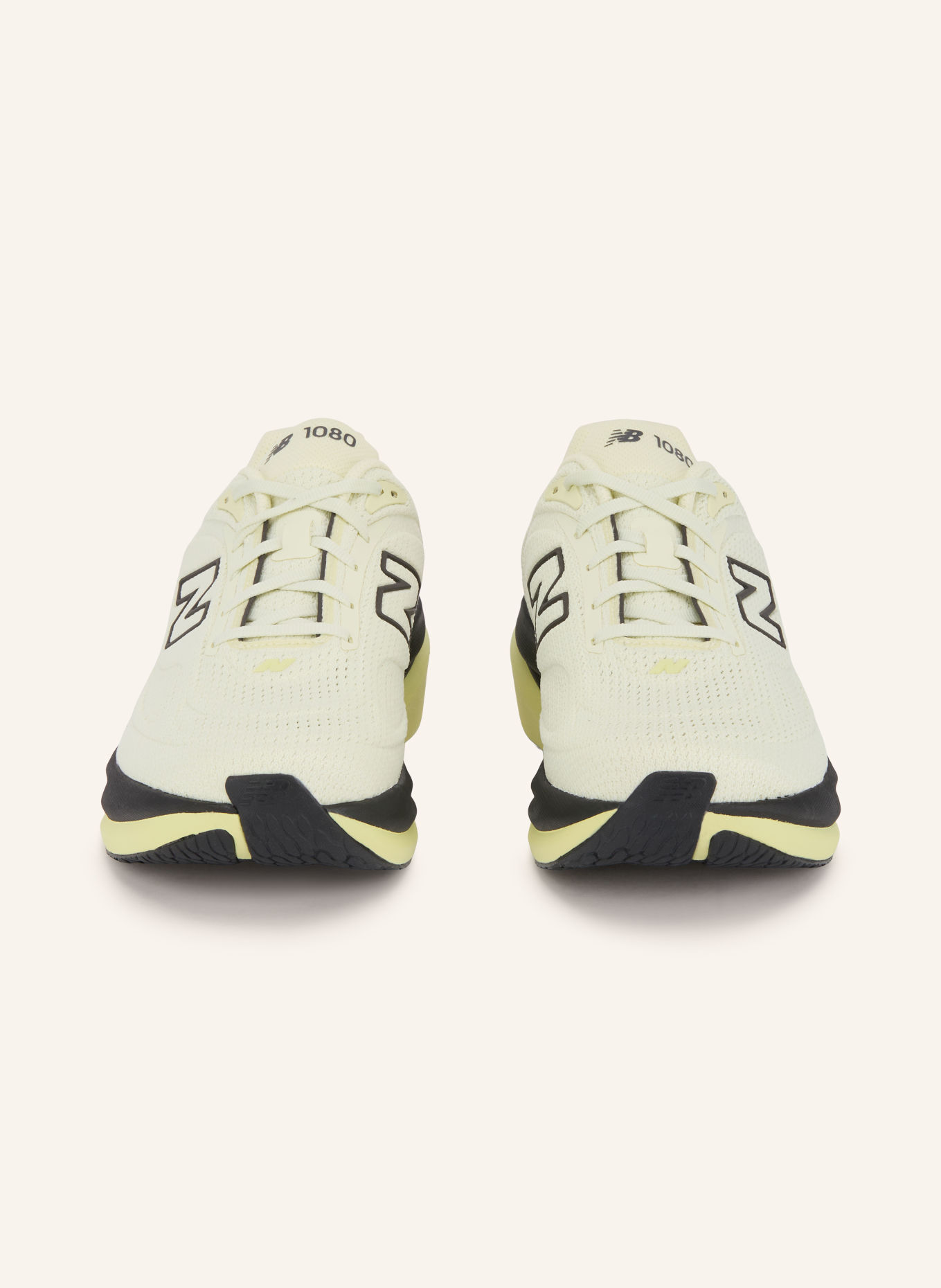new balance Running shoes 1080X15: LIGHT YELLOW / NEON YELLOW / BLACK