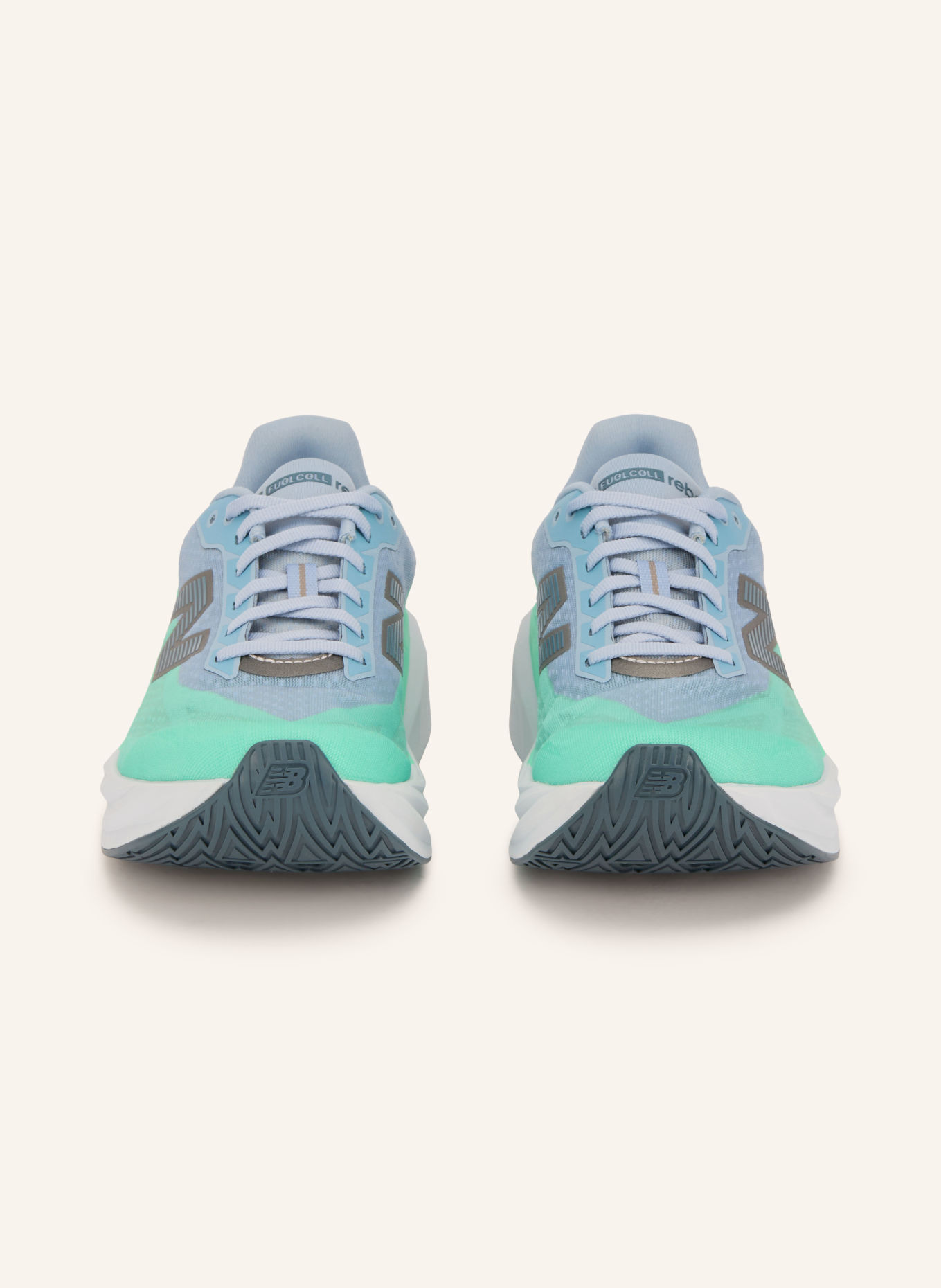 new balance FUELCELL REBEL V5 Running Shoes: NEON GREEN / GRAY / LIGHT BLUE