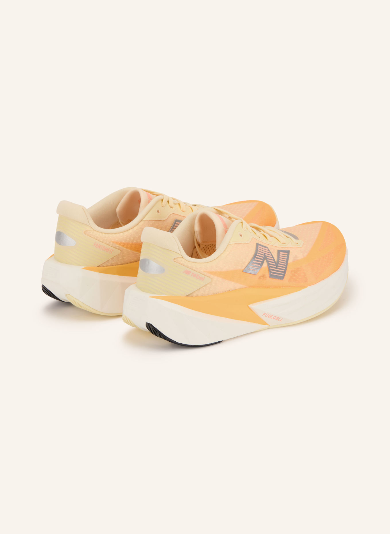 new balance Løbesko FUELCELL REBEL V5: NEONORANGE / SØLV / LYSEORANGE