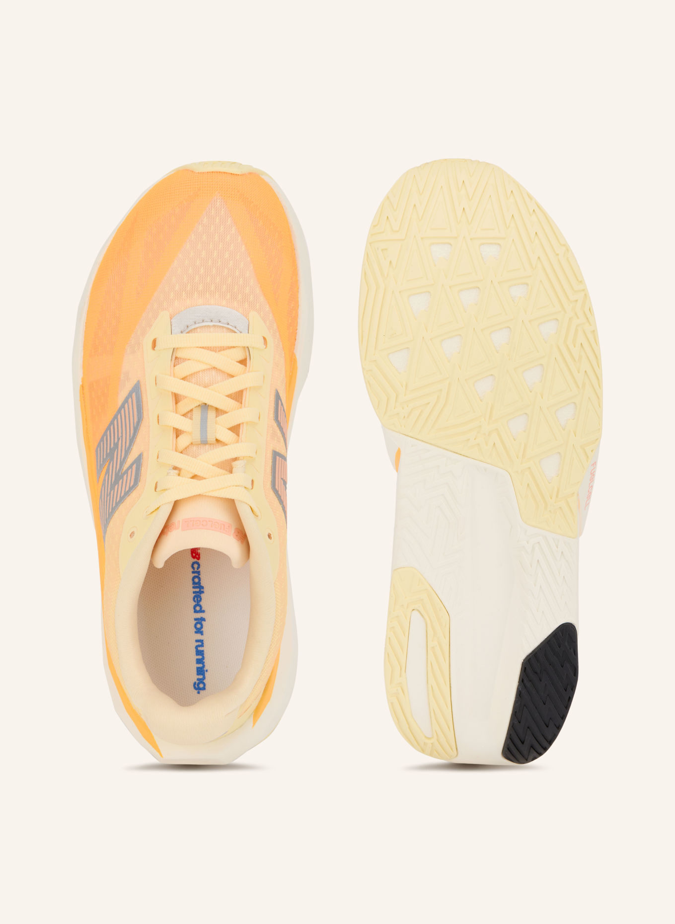 new balance Løbesko FUELCELL REBEL V5: NEONORANGE / SØLV / LYSEORANGE