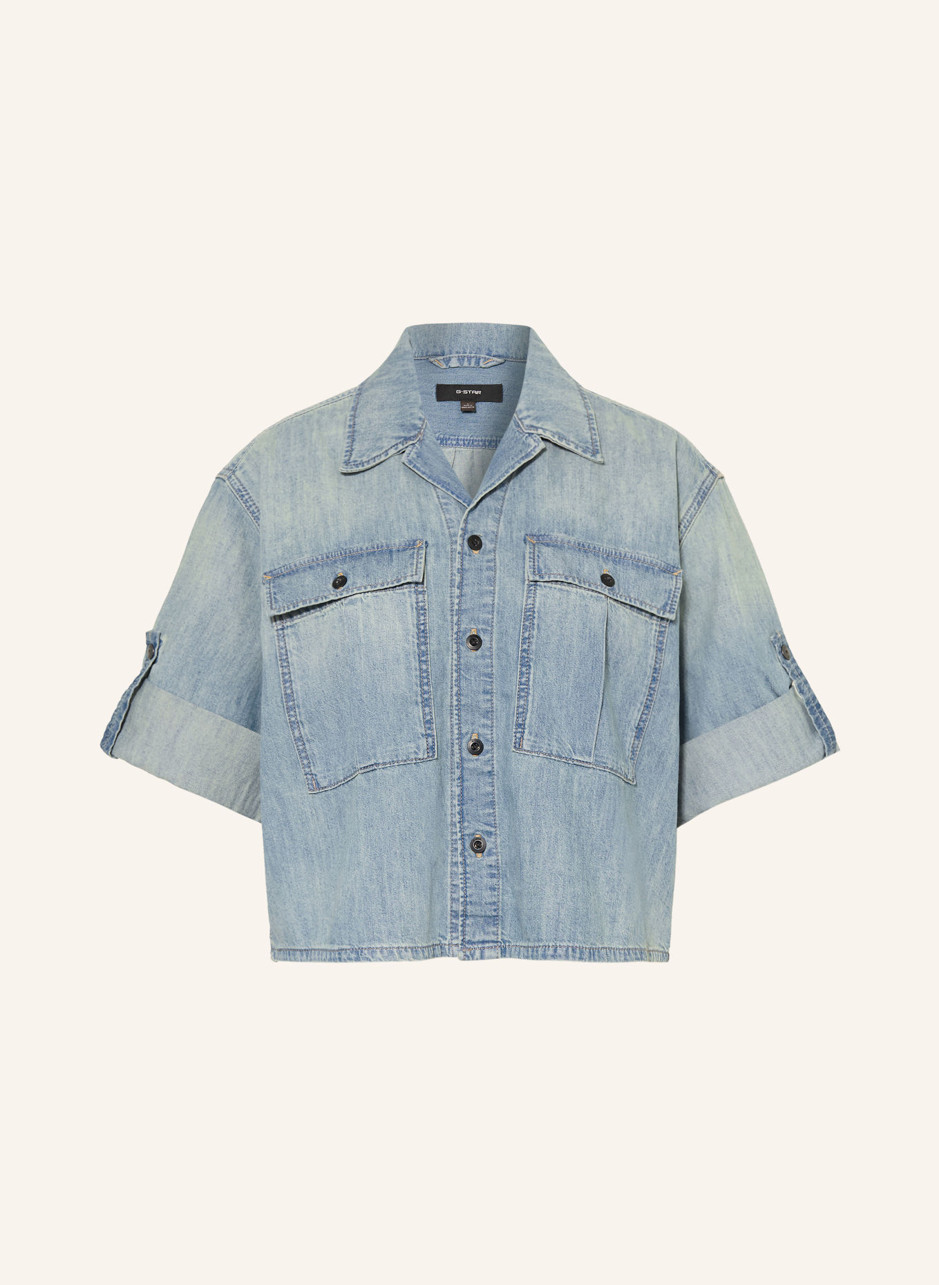 G-Star denim shirt: LIGHT BLUE