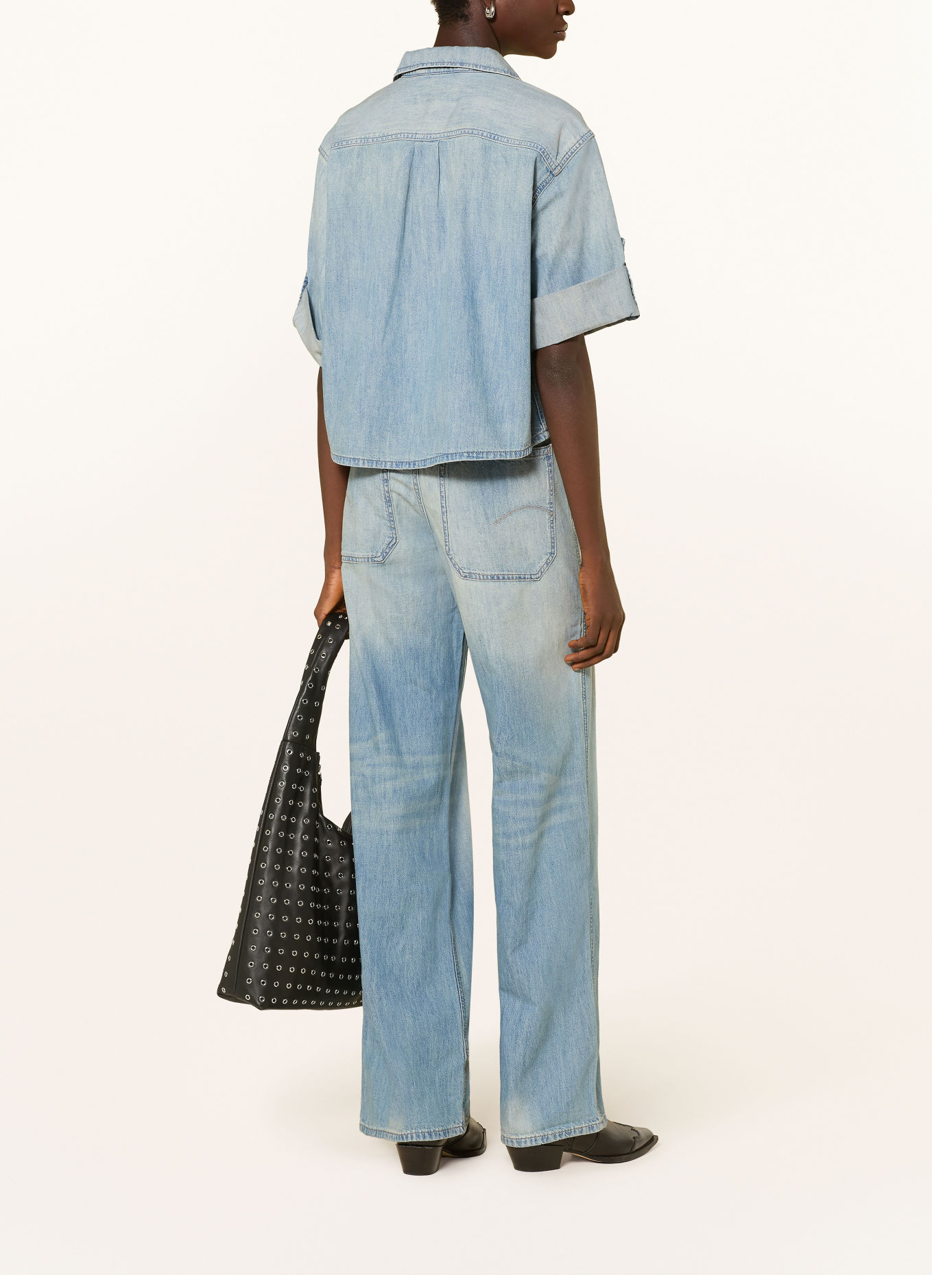 G-Star denim shirt: LIGHT BLUE