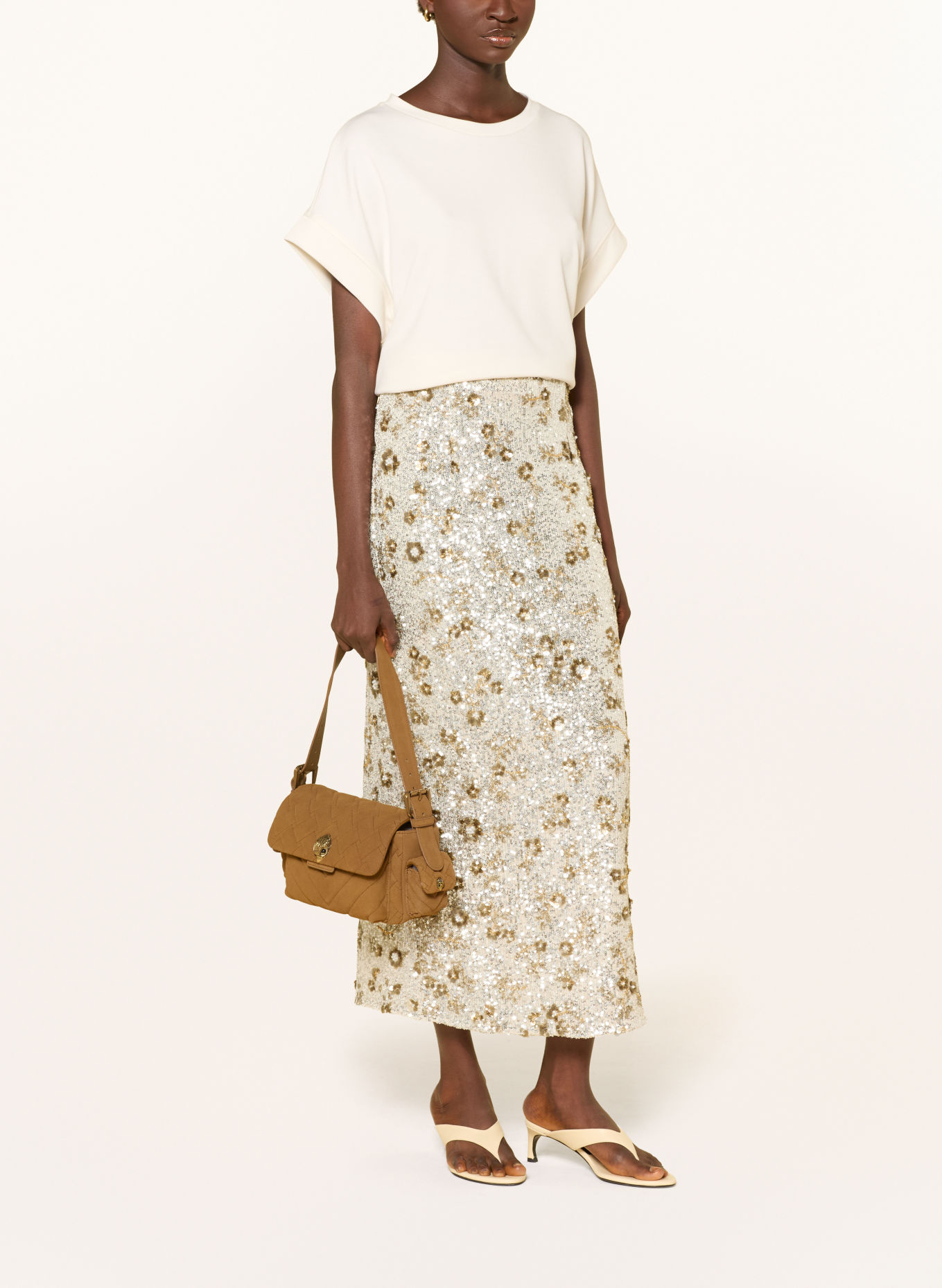 KURT GEIGER Handtas KENSINGTON MULTIPOCKET: LICHTBRUIN