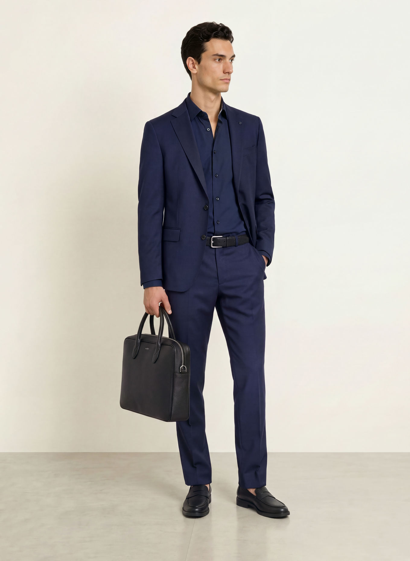 OLYMP Hemd Luxor modern fit: DUNKELBLAU