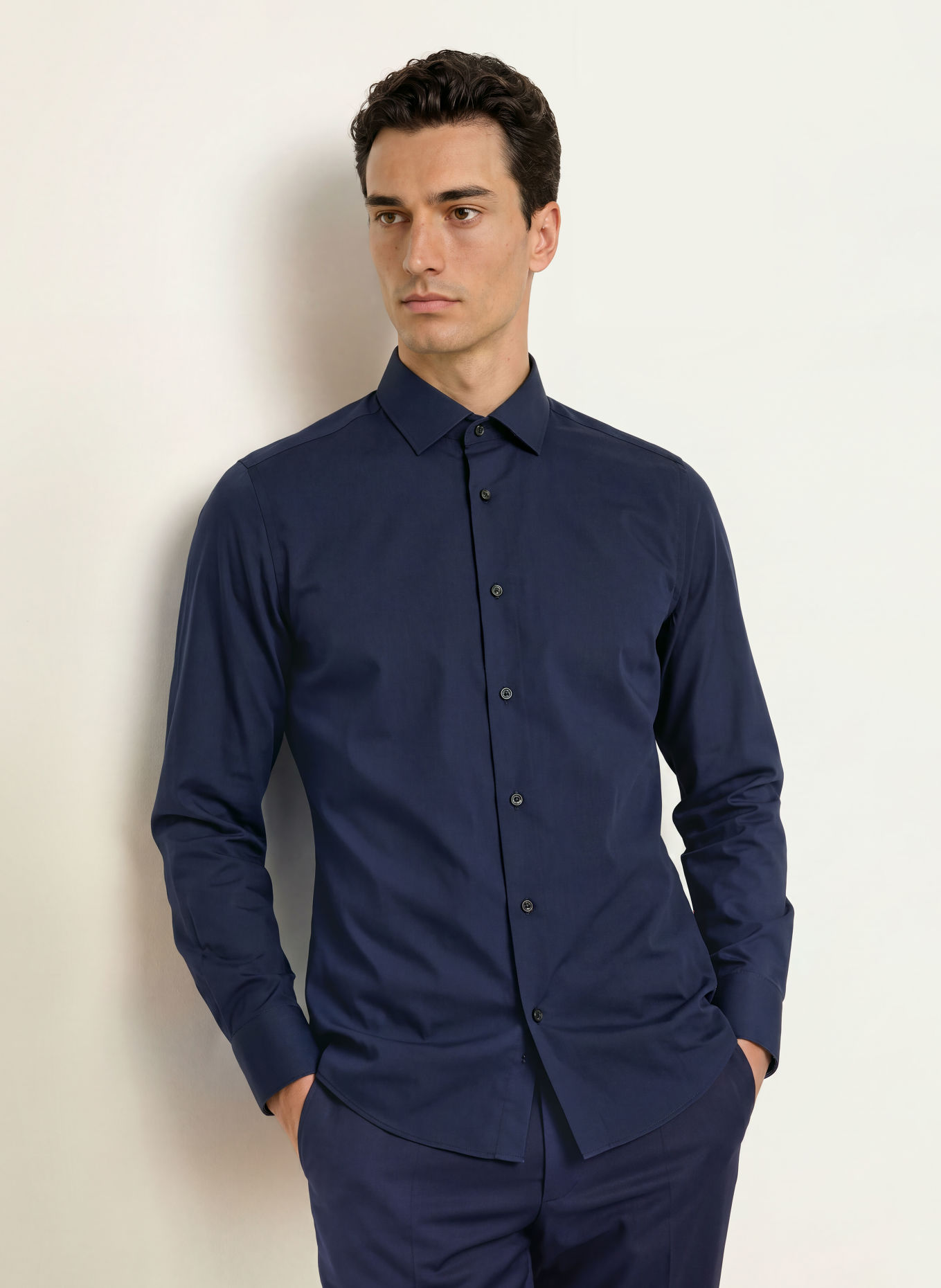 OLYMP Hemd Luxor modern fit: DUNKELBLAU