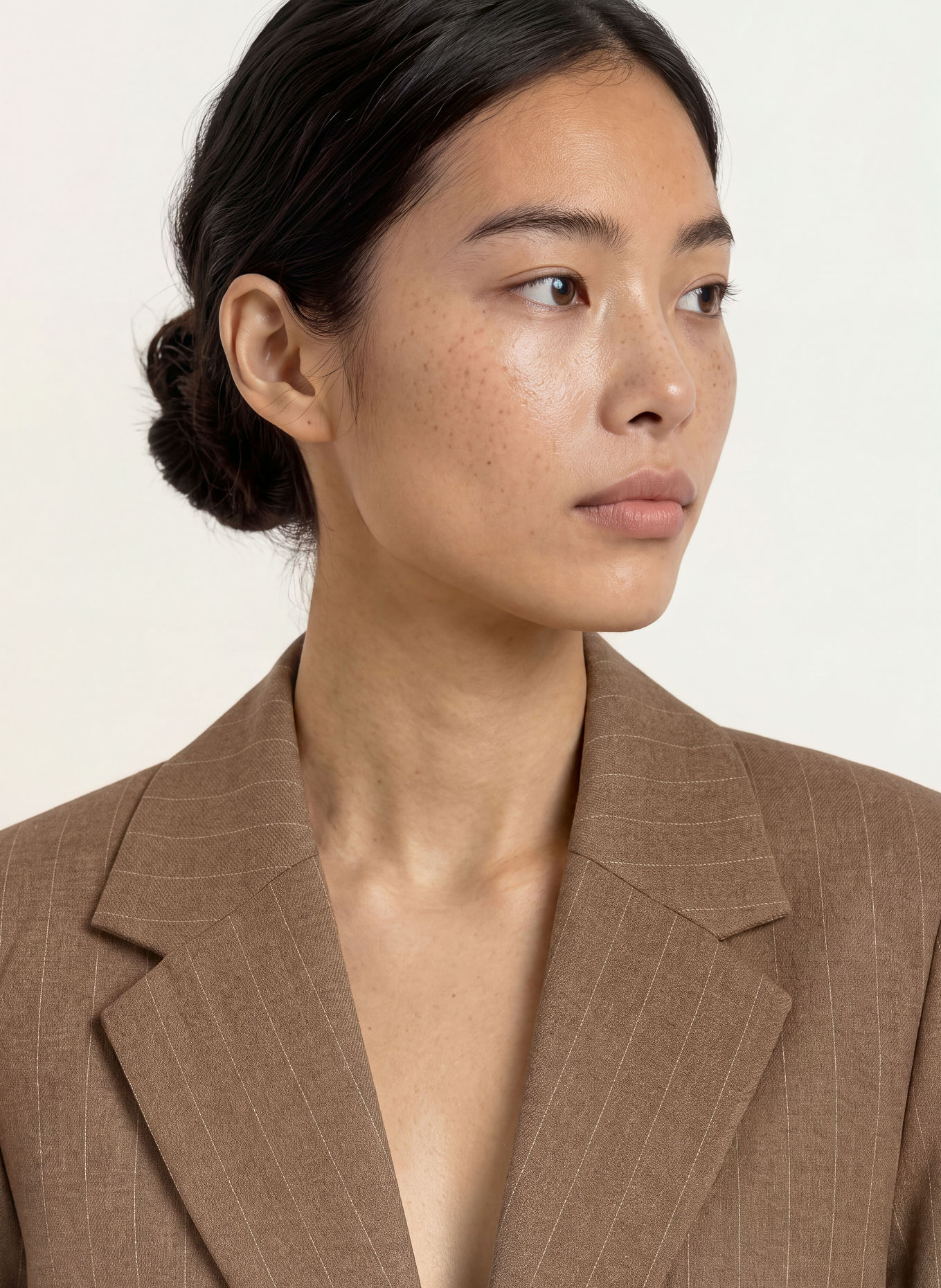 NEO NOIR Oversized blazer GABY: TAUPE / LIGHT GRAY