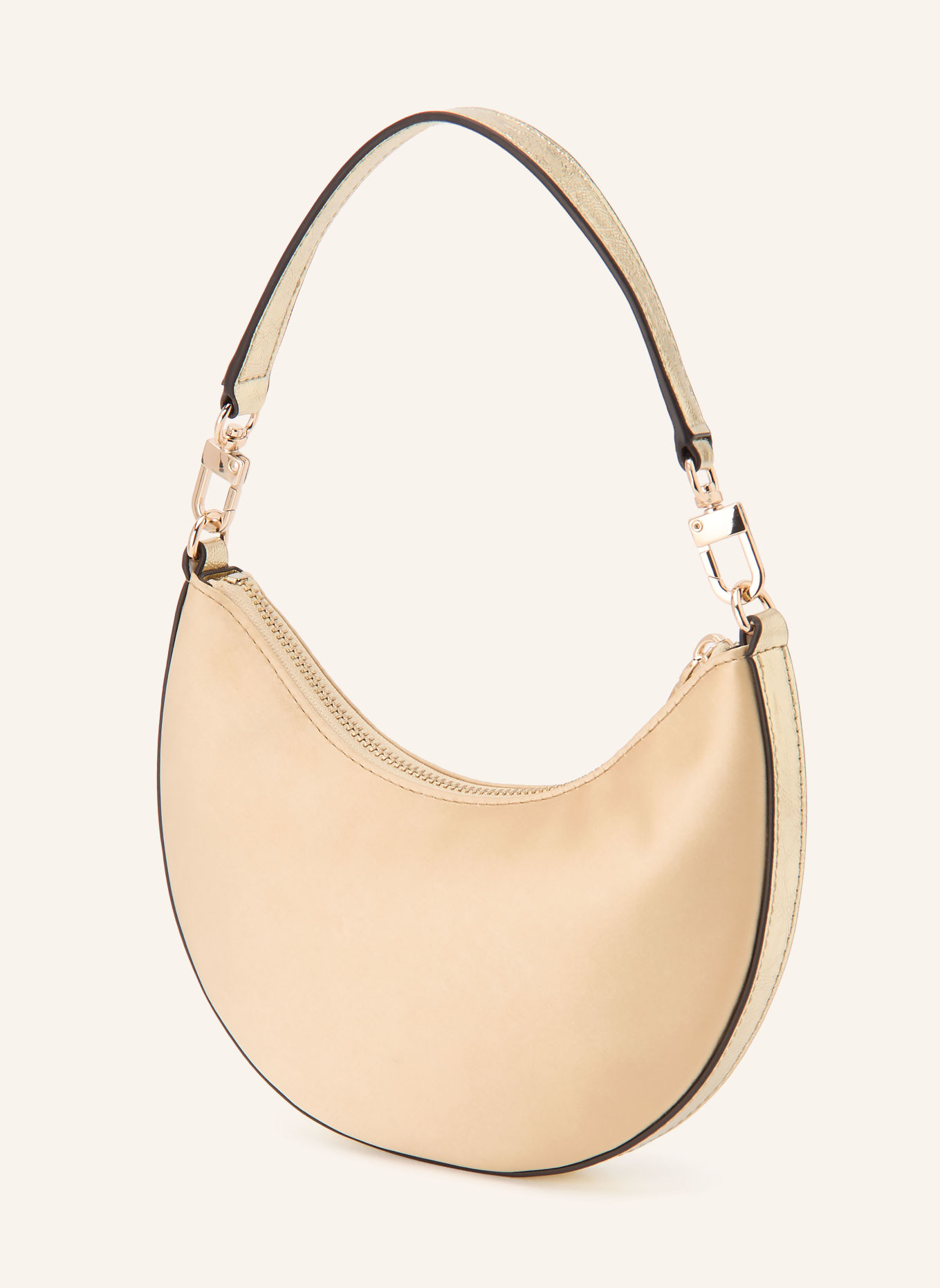 GUESS Handtasche TASMIN mit Schmucksteinen: GOLD / SILBER