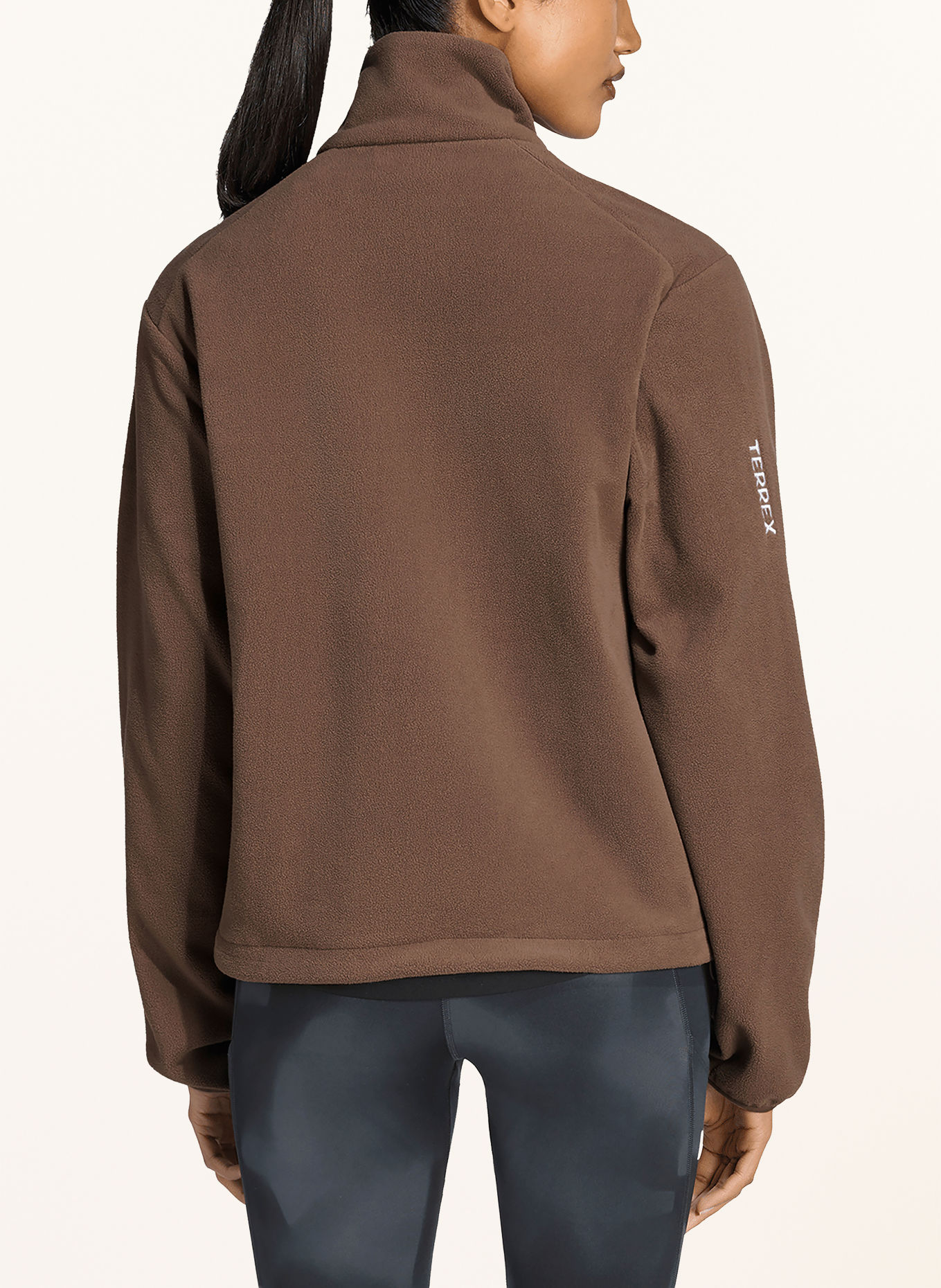 adidas TERREX Fleecejacke TERREX MULTI CLIMAWARM FULL ZIP: BRAUN