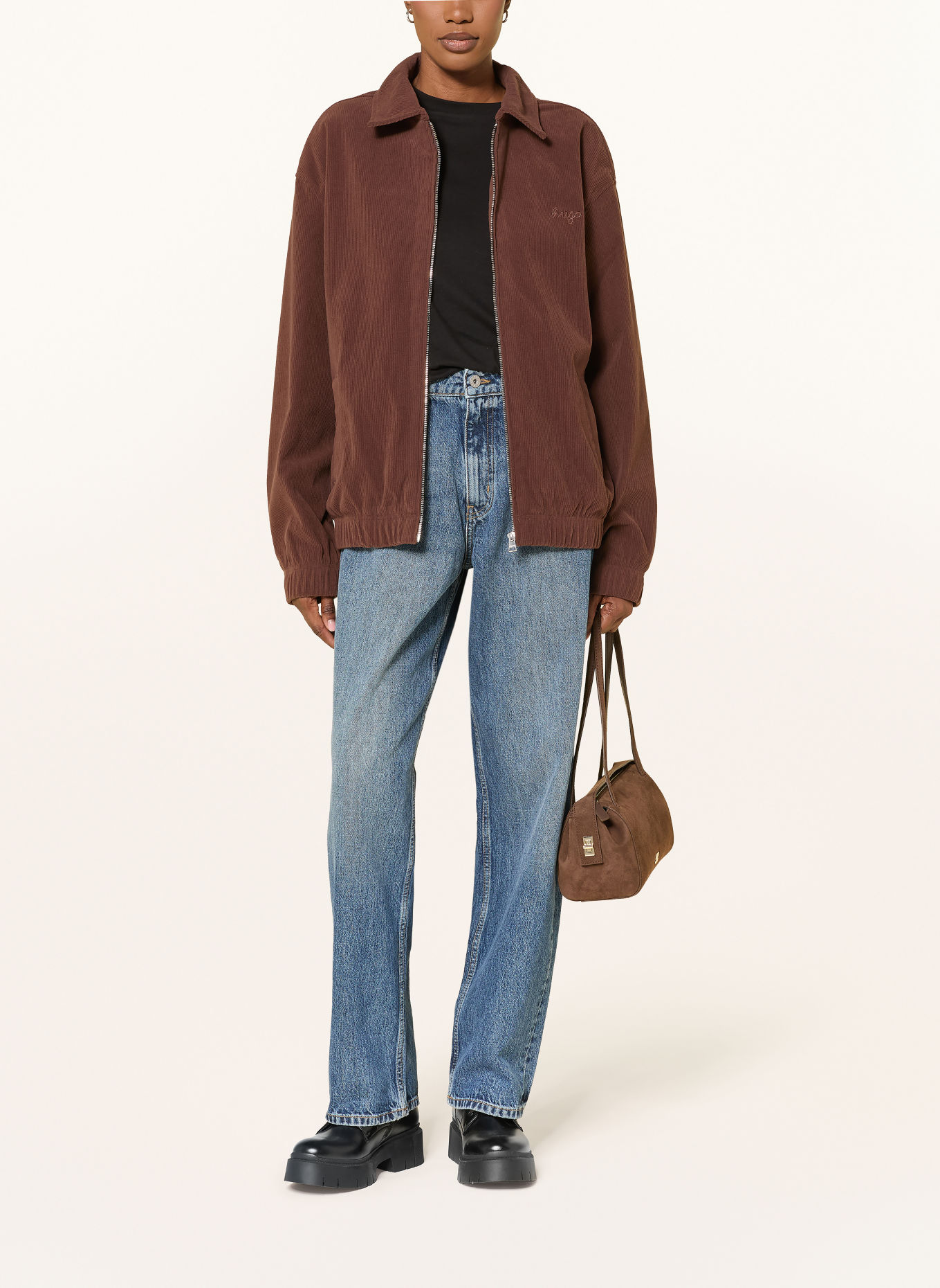 HUGO Straight jeans LENI: 426 MEDIUM BLUE