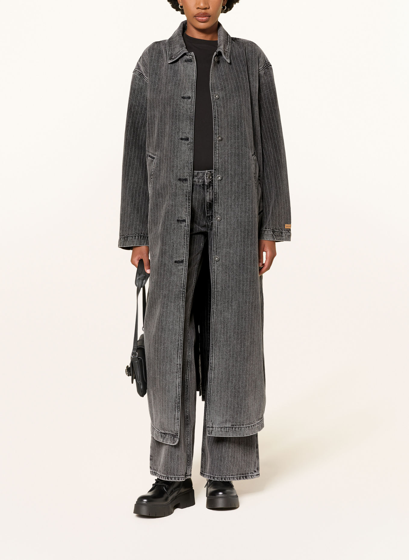 HUGO Jeansmantel GRAVITY: DUNKELGRAU