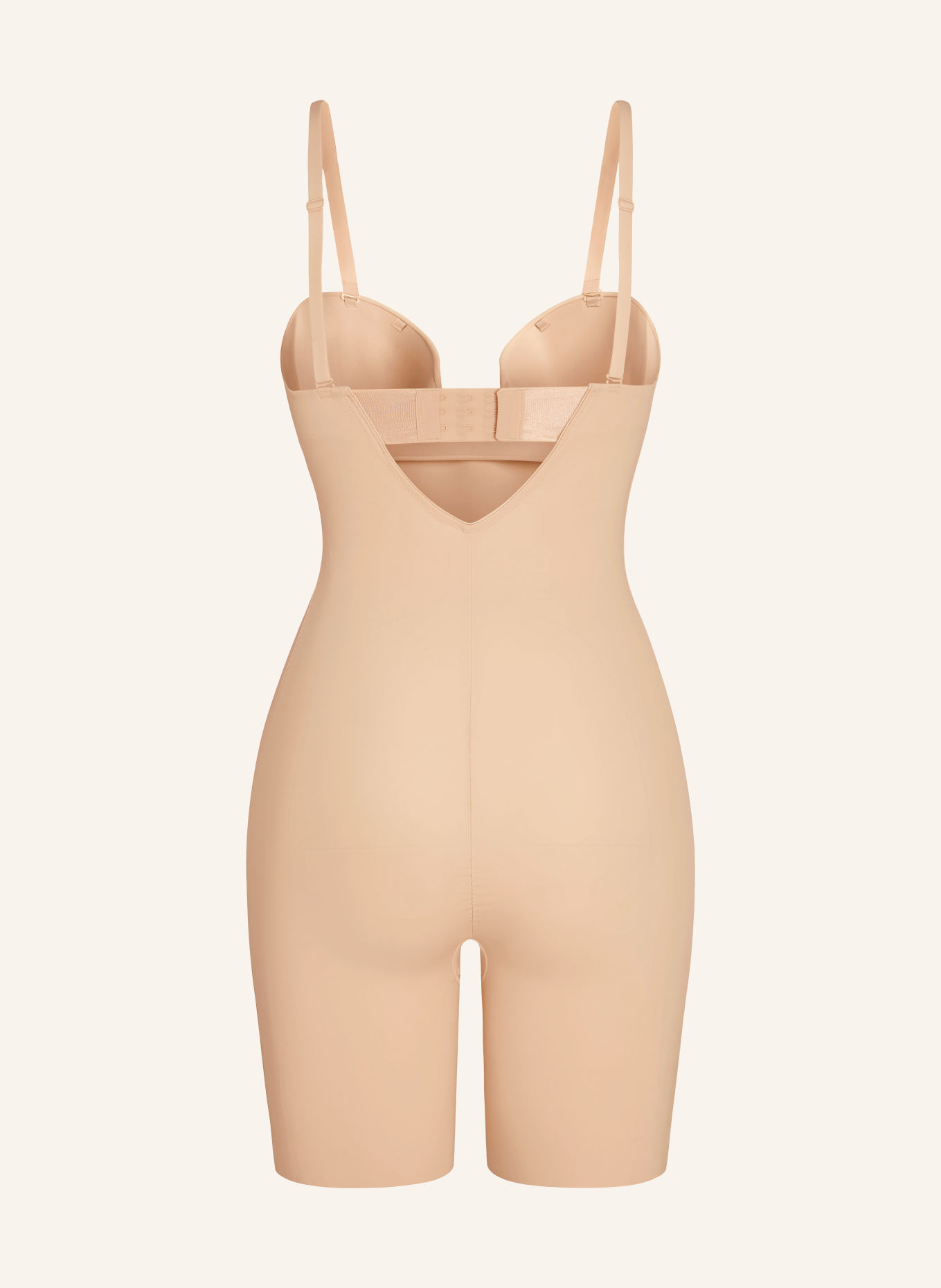 SPANX Body modelujące SPANXSHAPE™ SUIT YOUR FANCY BEZ RAMIĄCZEK DO POŚRODKA UD BS: BEŻOWY