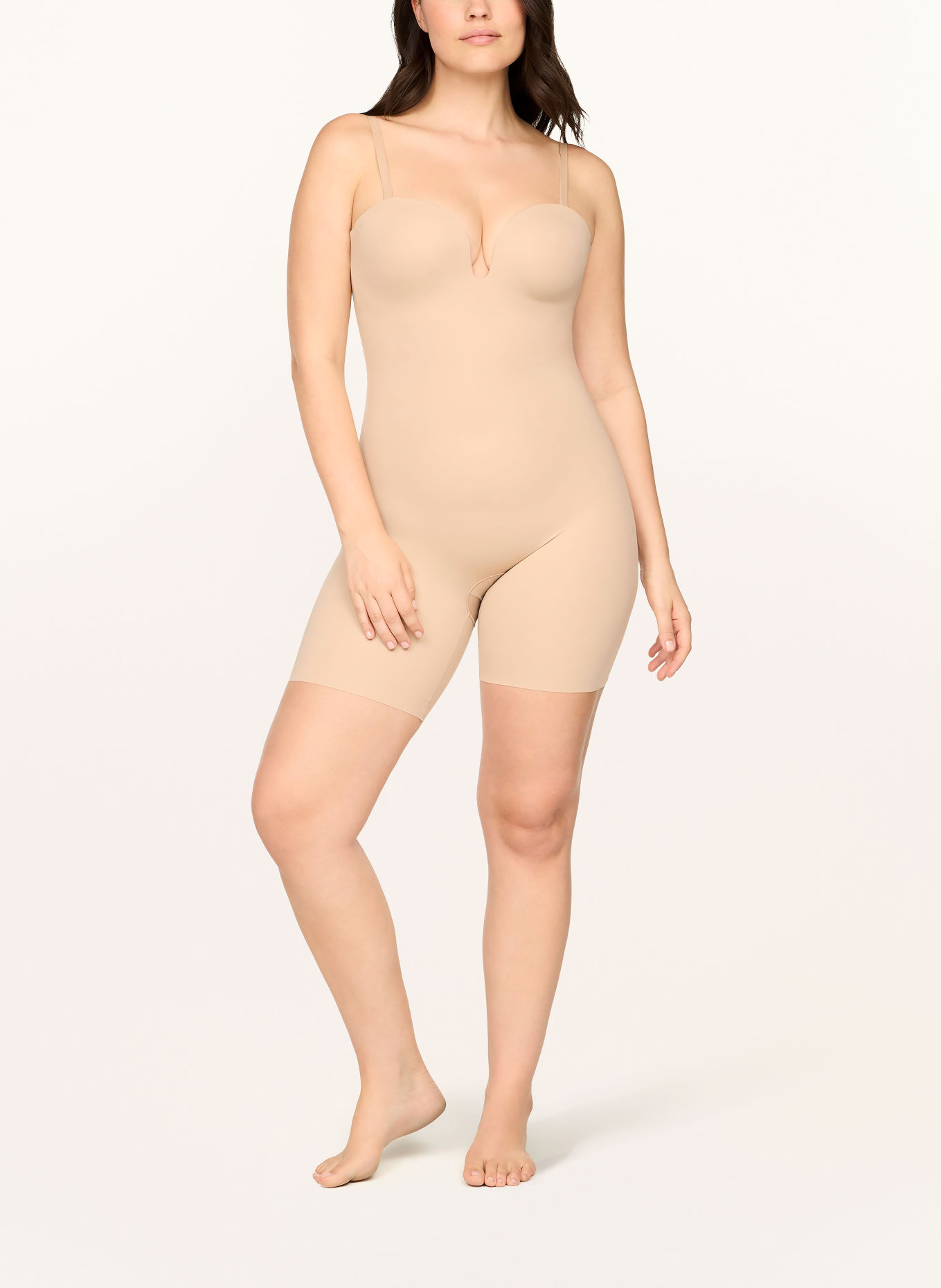 SPANX SPANXSHAPE™ Shapewear bodysuit: BEIGE