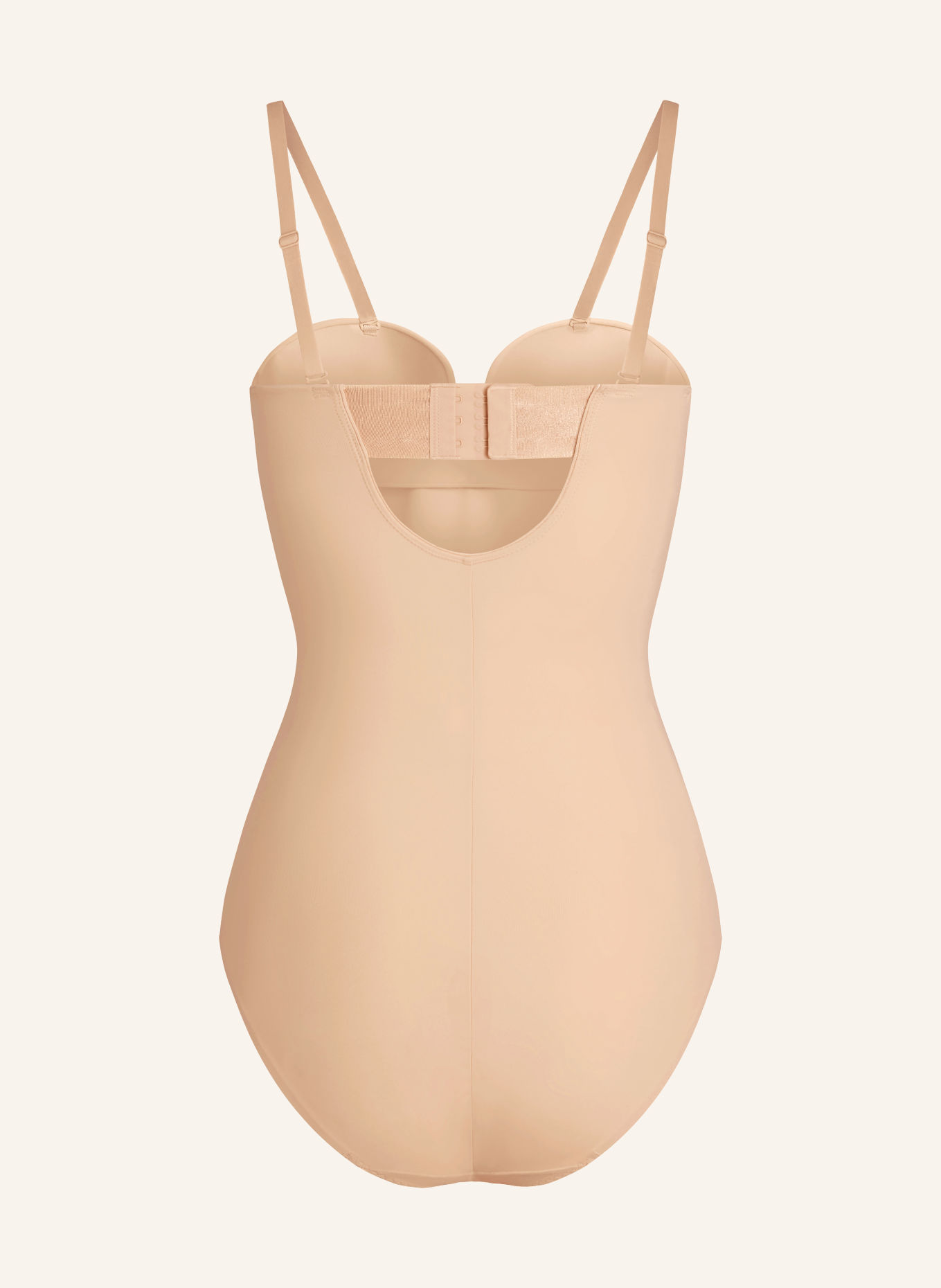 SPANX Body modelujące SPANXSHAPE™ SUIT YOUR FANCY STRAPLESS BODYSUIT: BEŻOWY