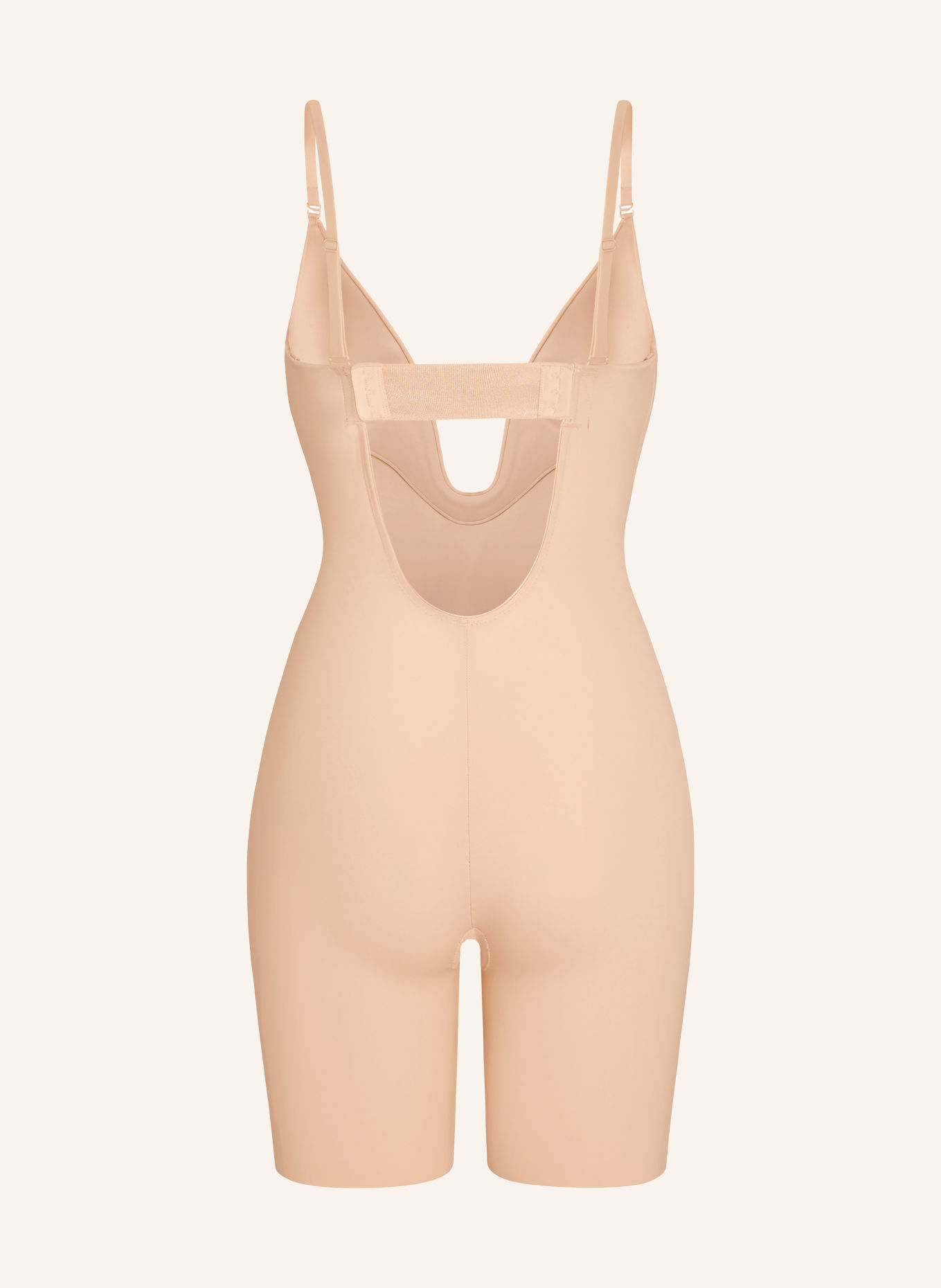 SPANX Body modelujące SPANXSHAPE™ SUIT YOUR FANCY PLUNGE LOW BACK MT BS: BEŻOWY
