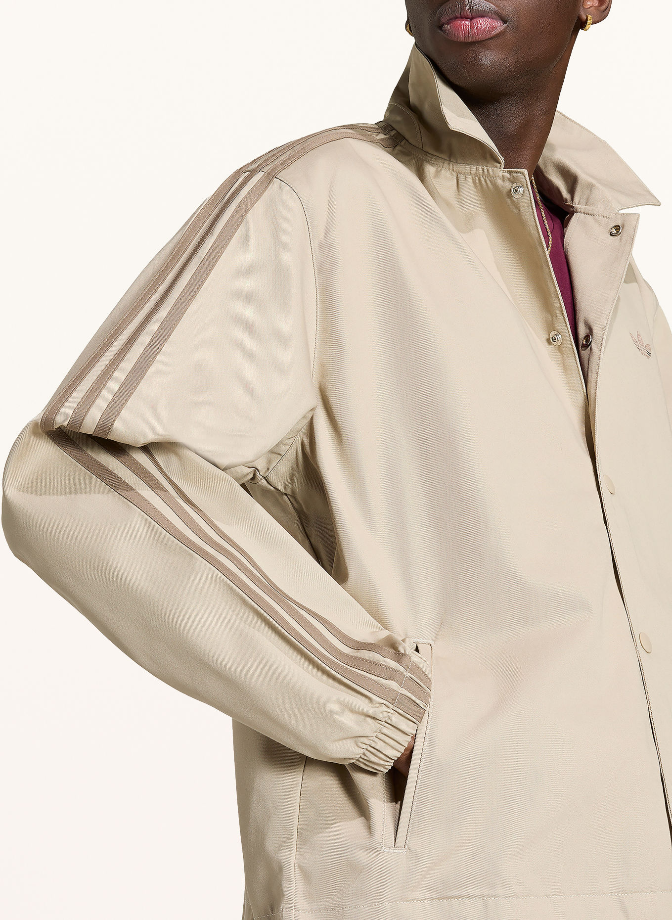 adidas Originals Trainingsjas 3-STRIPES: CAMEL / BEIGE