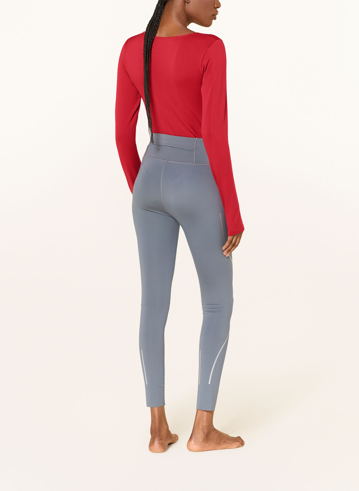 adidas by Stella McCartney Body ADIDAS BY STELLA MCCARTNEY SEAMLESS YOGA: ROOD / ZWART