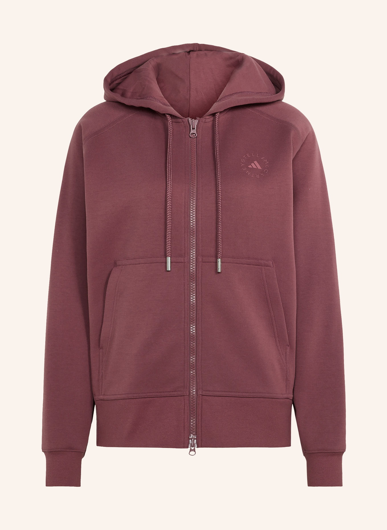 adidas by Stella McCartney ADIDAS BY STELLA MCCARTNEY Zip-up sweatshirt Jacket: DUSKY PINK