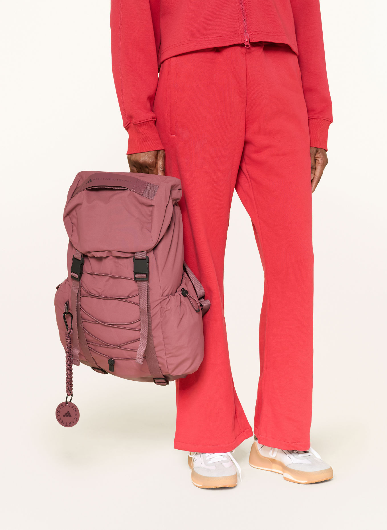 adidas by Stella McCartney Rucsac ADIDAS BY STELLA MCCARTNEY cu compartiment pentru laptop: ROZ ANTIC