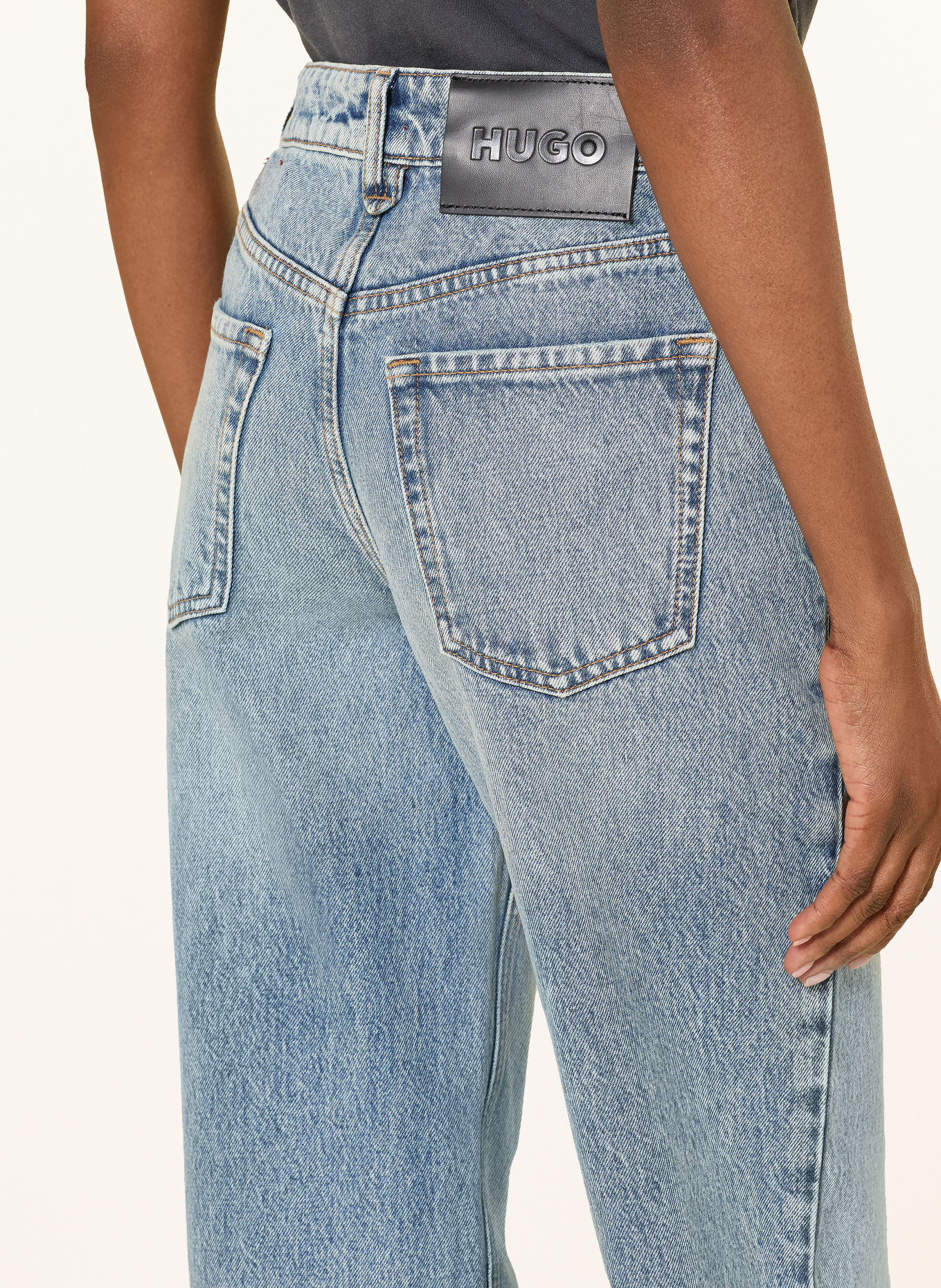 HUGO Straight jeans GILISSI: 445 TURQUOISE/AQUA