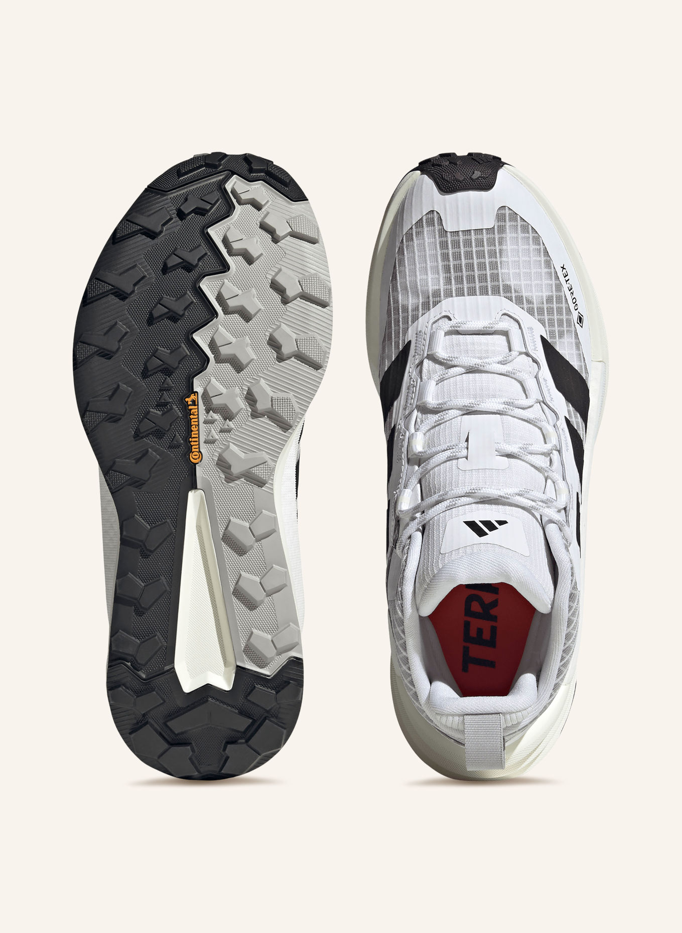 adidas TERREX Wanderschuhe TERREX FREEHIKER 3 MID GTX: WEISS / SCHWARZ