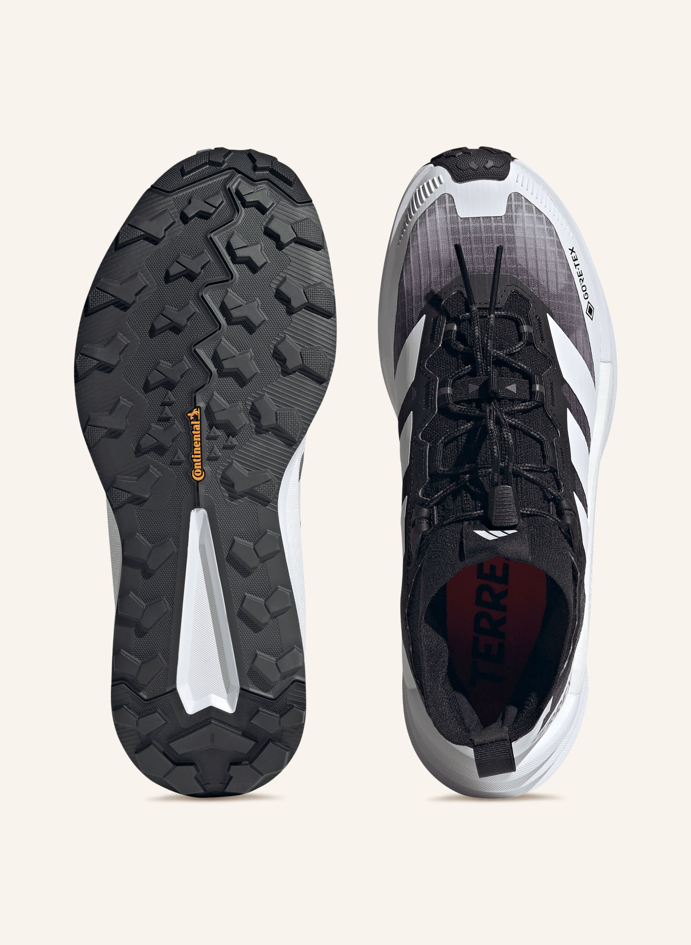 adidas TERREX TERREX FREEHIKER 3 ULTRA GTX Hiking shoes: WHITE / BLACK