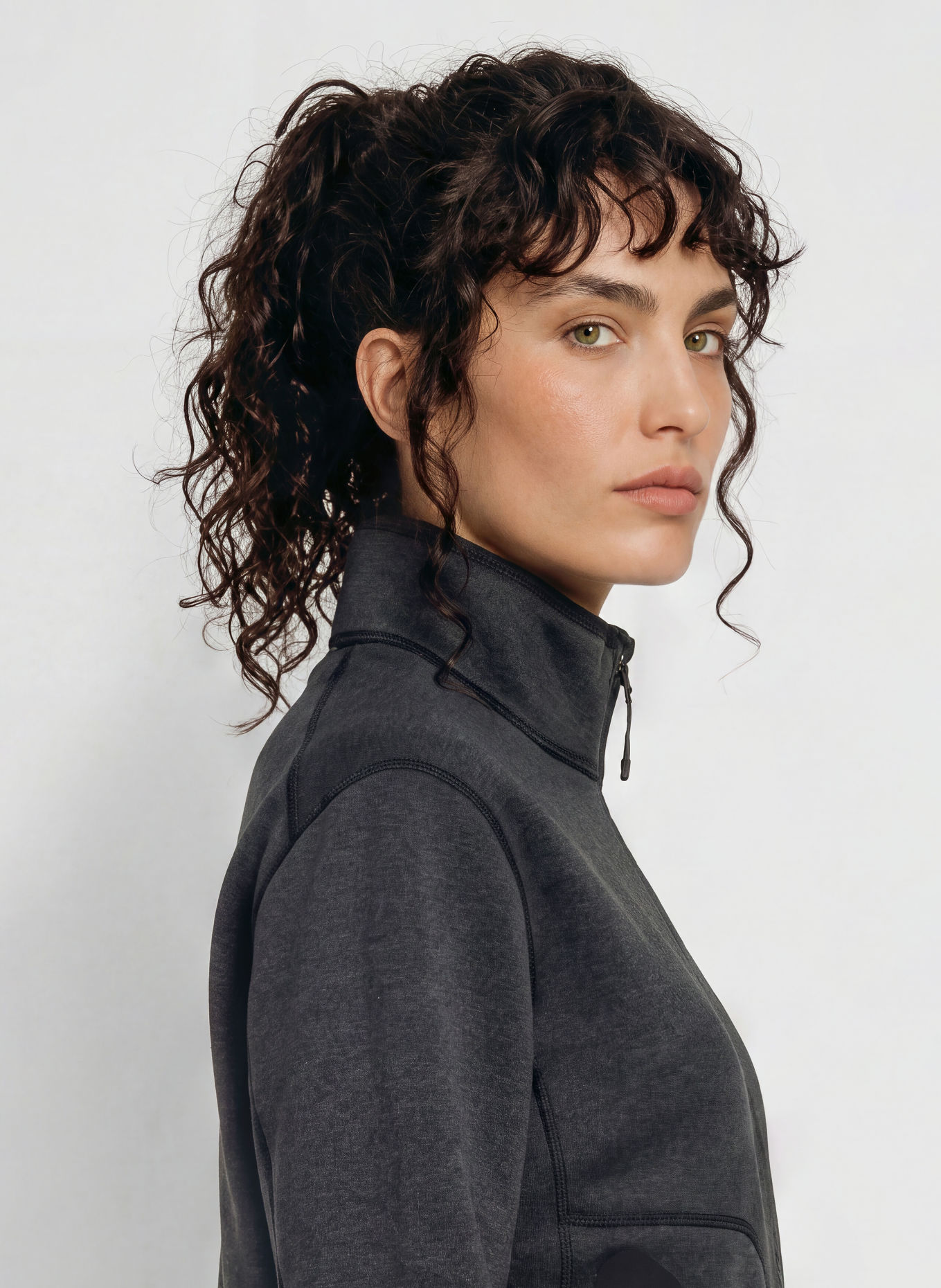 ARC'TERYX Fleece-Troyer COVERT: SCHWARZ / DUNKELGRAU