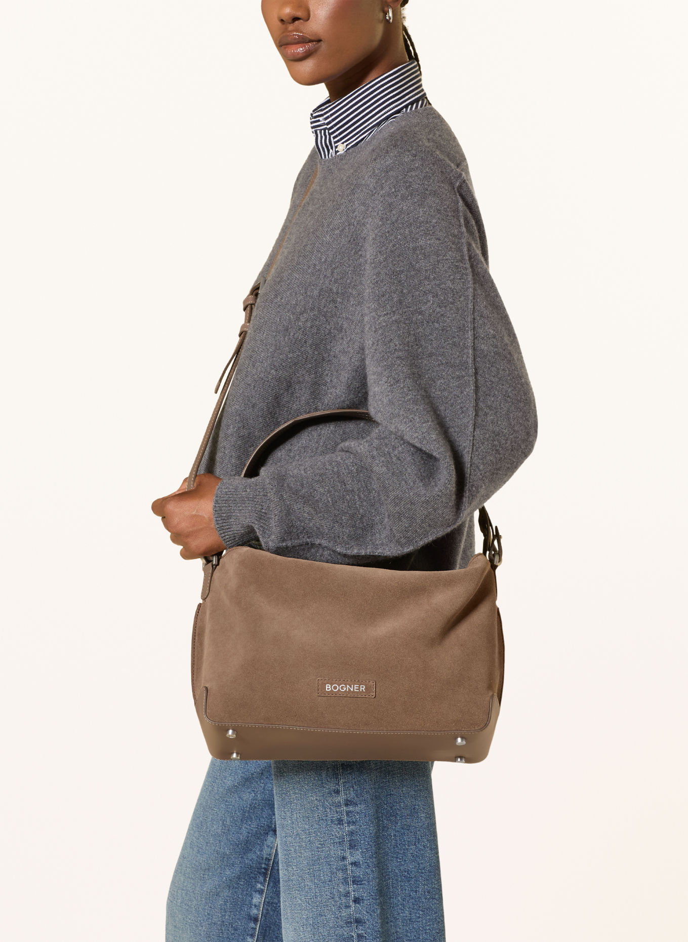 BOGNER LOGES PHOENIX Bucket bag: BROWN