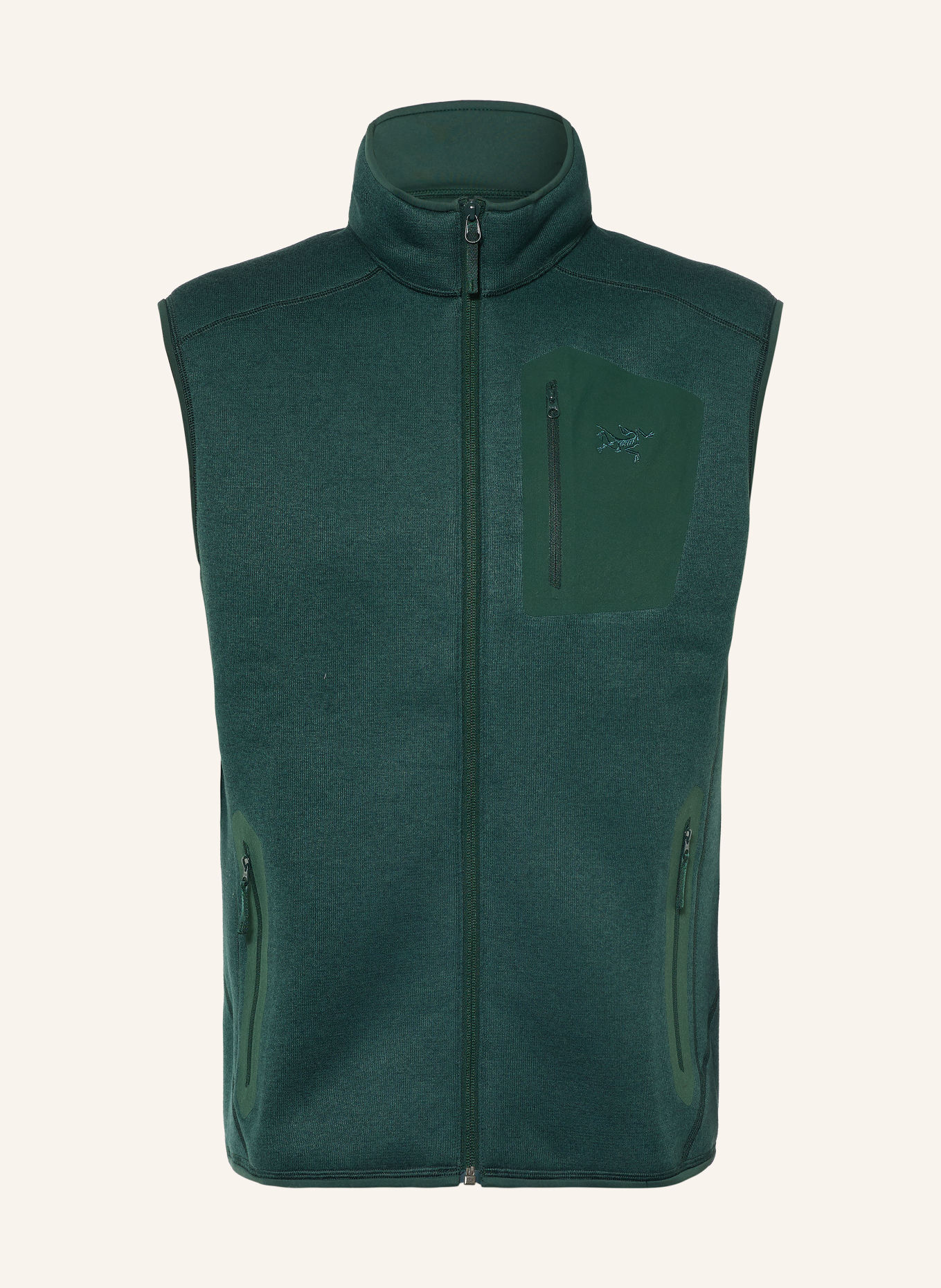 ARC'TERYX COVERT Knitted Fleece Vest: DARK GREEN