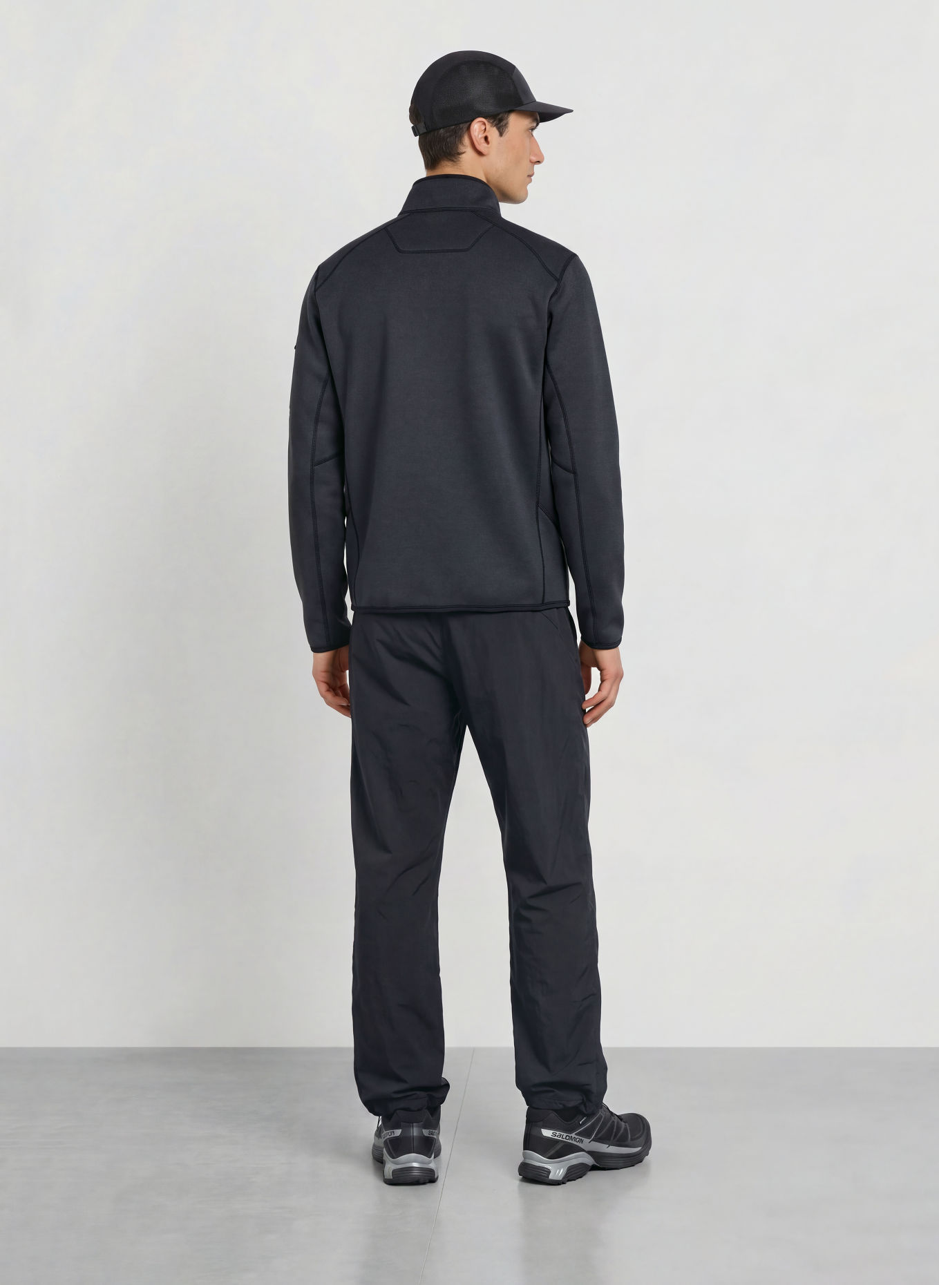 ARC'TERYX Gebreide Fleecejas COVERT: ZWART