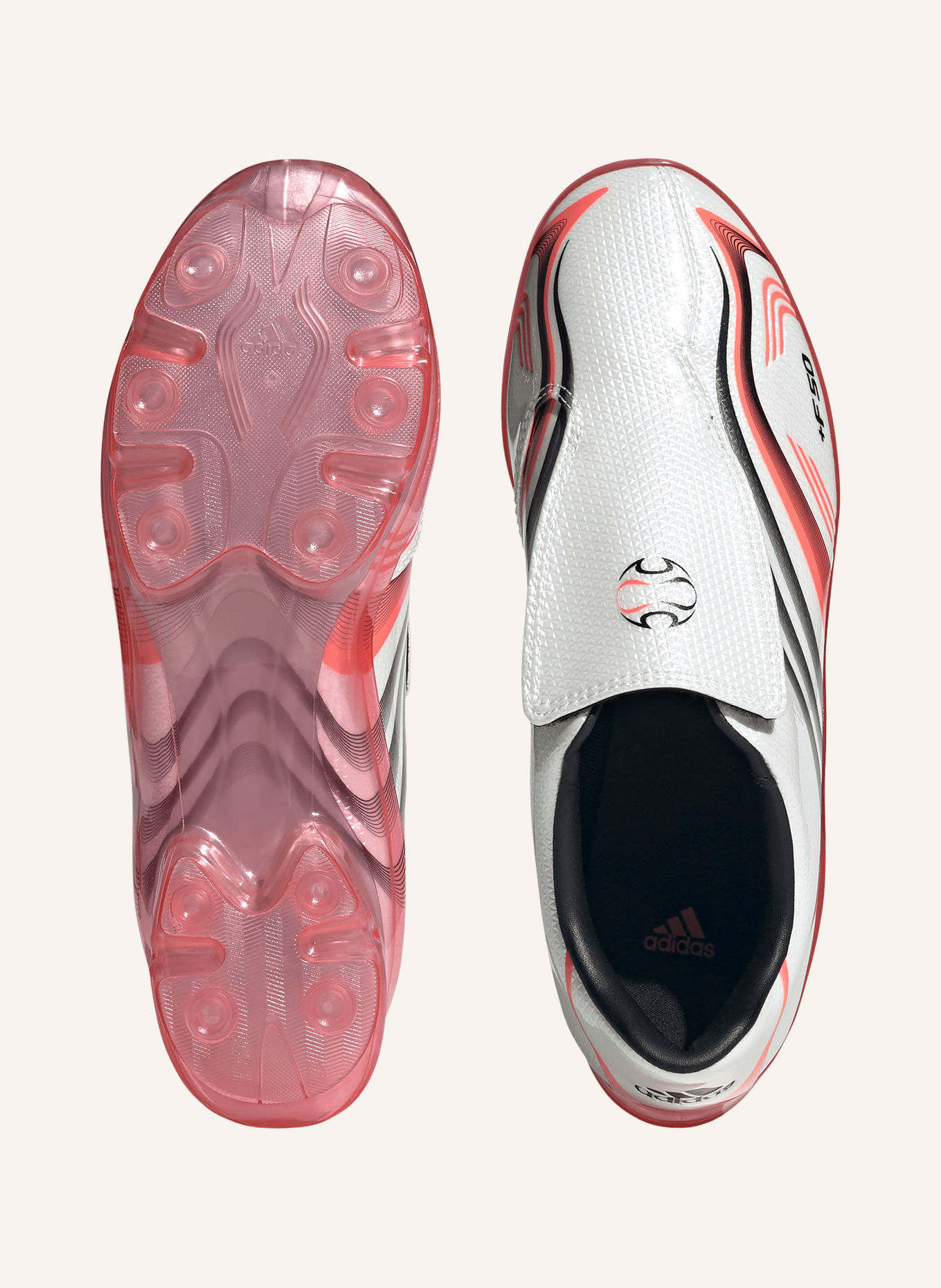 adidas Originals Sneakers F50 ADIFRAME: WIT / NEONROOD / ZWART