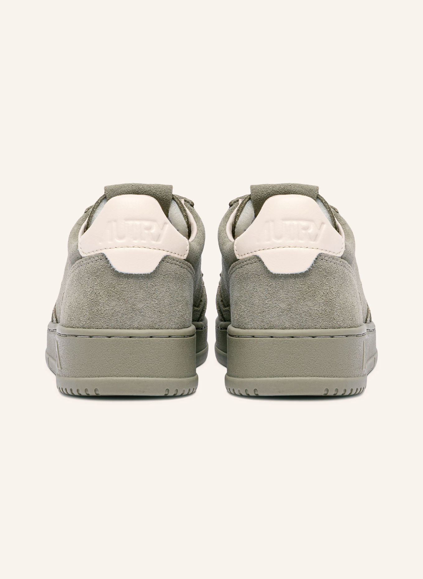 AUTRY Sneakers MEDALIST LOW: OLIJF / CRÈME