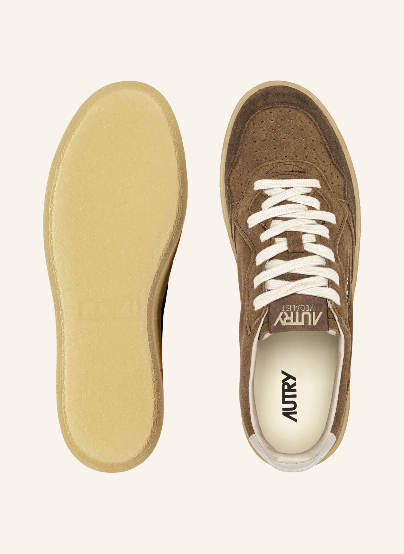 AUTRY Sneakersy MEDALIST LOW: BRĄZOWY / BEŻOWY