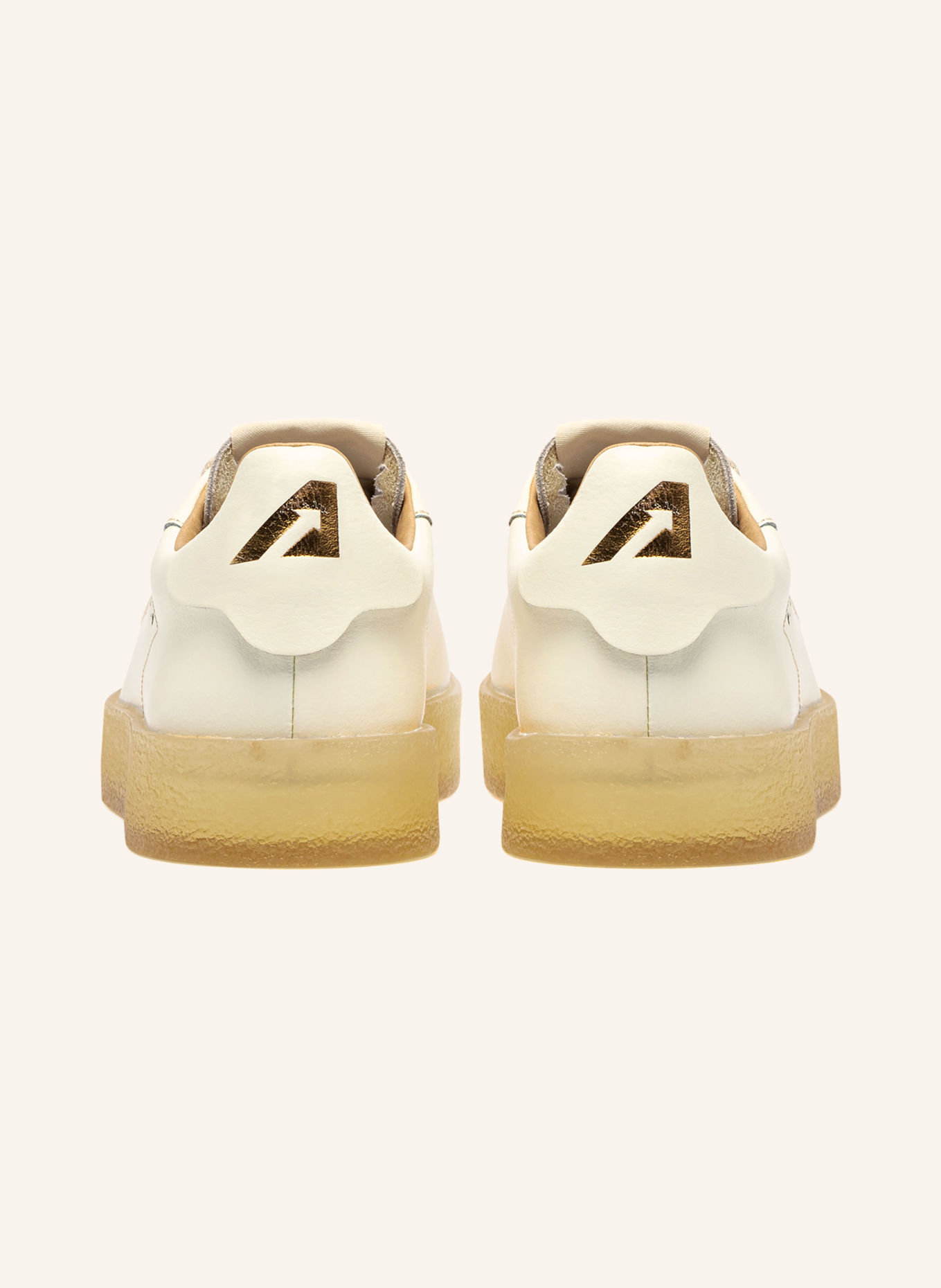 AUTRY Sneaker DALLAS LOW FD: ECRU / HELLGRAU