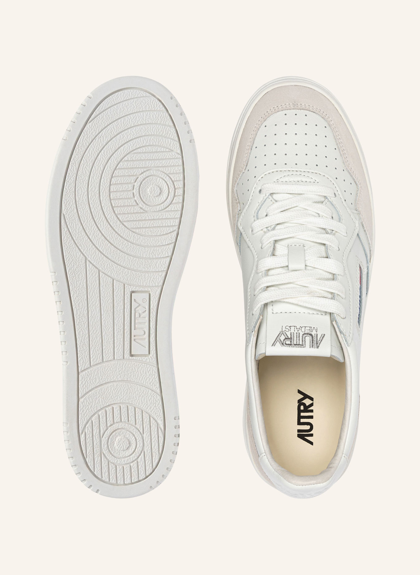 AUTRY MEDALIST LOW WOM Sneakers: WHITE