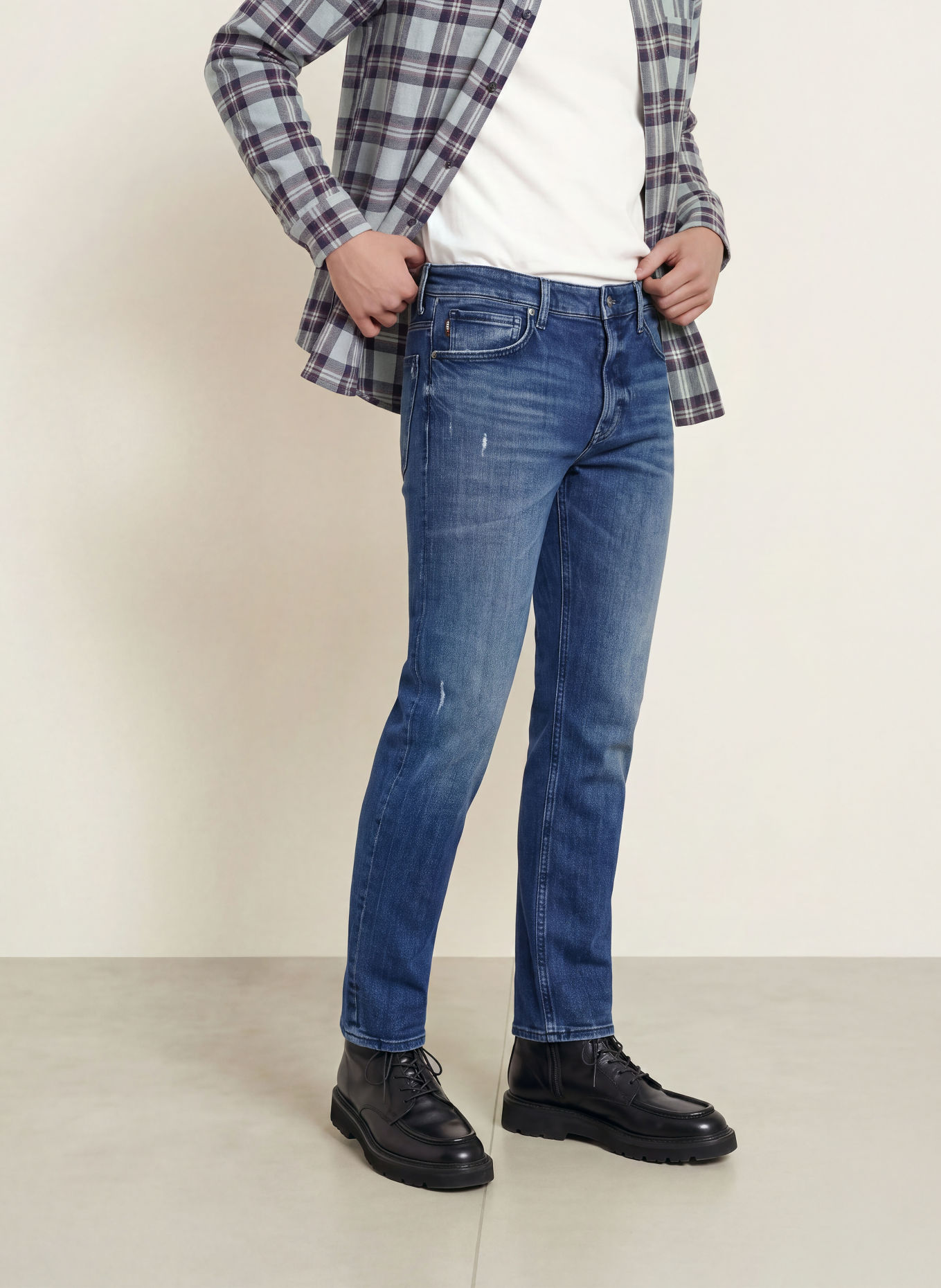 BOSS Jeans RE.MAINE Regular Fit: 435 BRIGHT BLUE