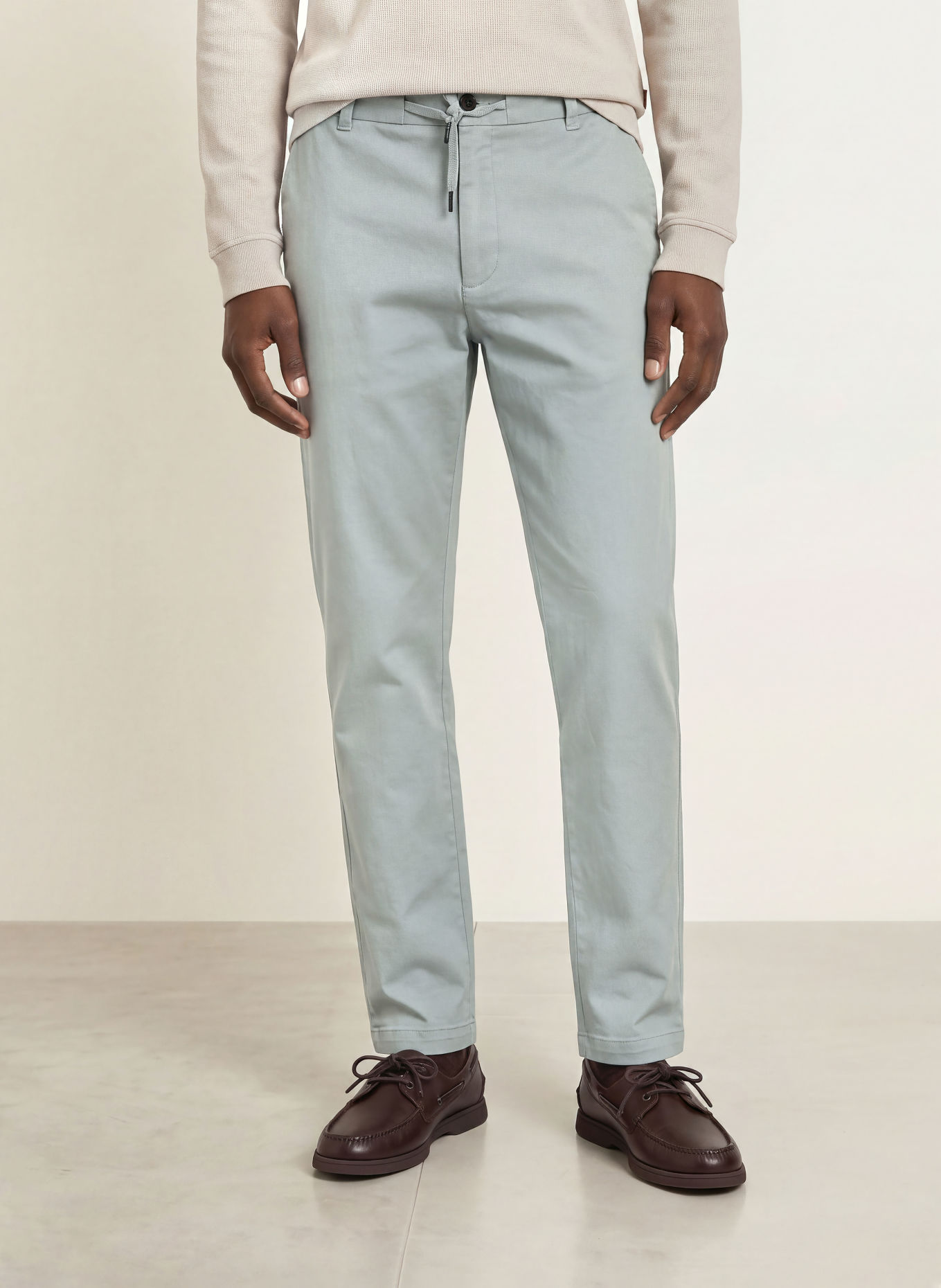 BOSS Chino Tapered Fit: HELLGRAU