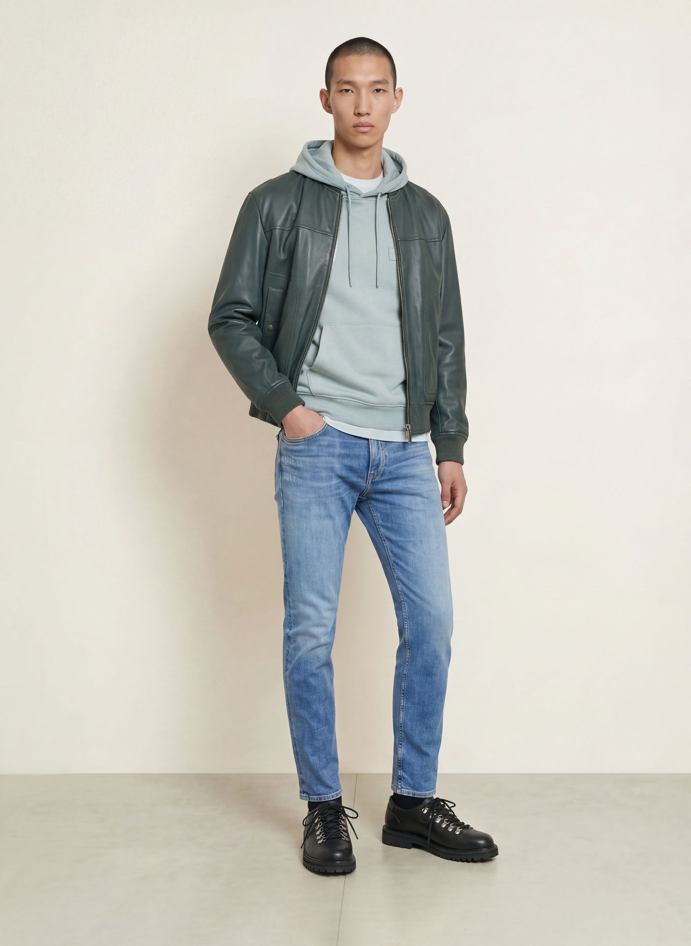 BOSS Jeans DELAWARE Extra Slim Fit: 438 BRIGHT BLUE