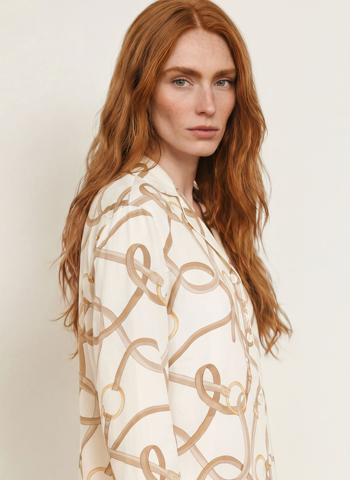 LAUREN RALPH LAUREN Nachthemd: CRÈME