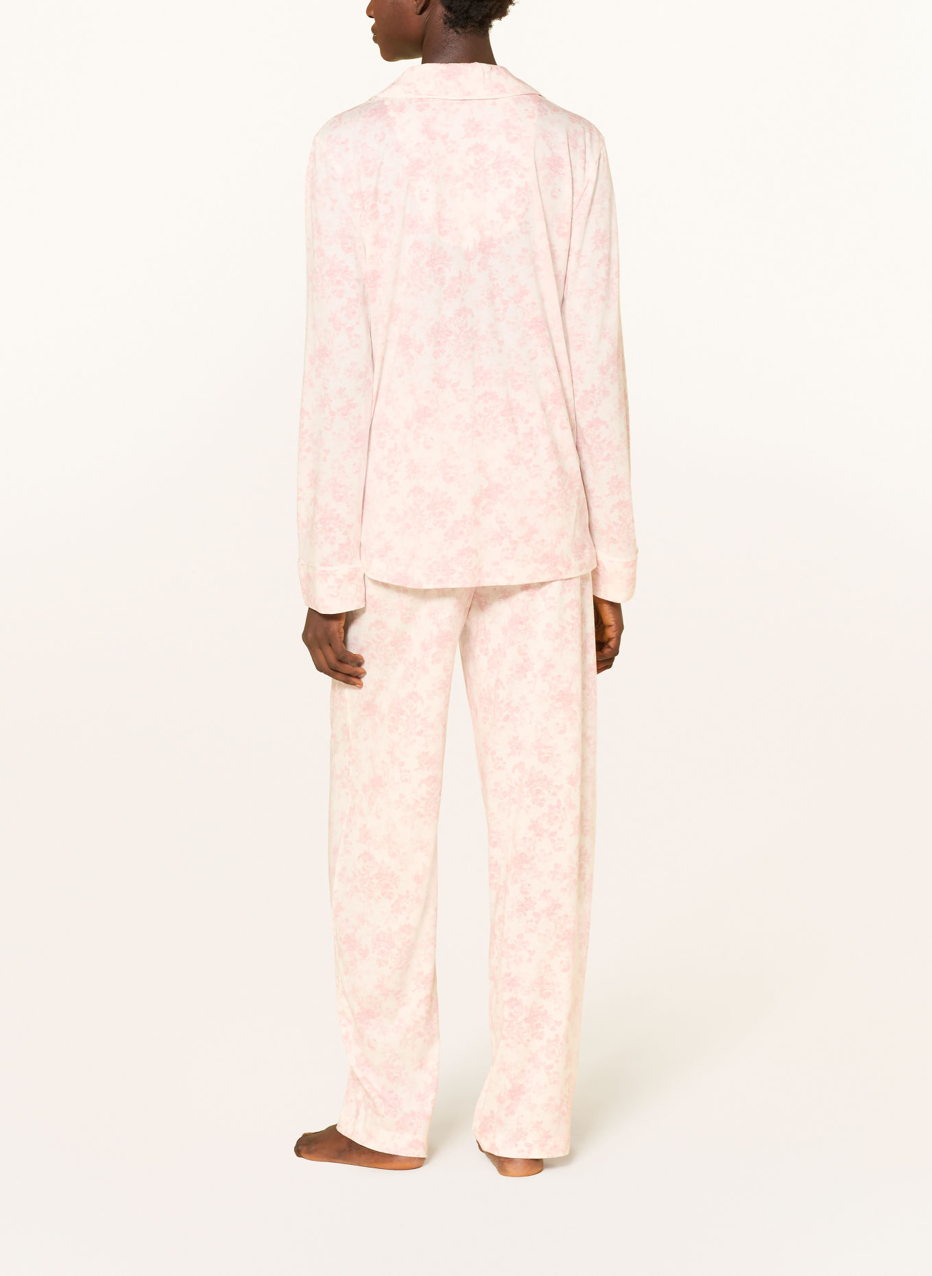 LAUREN RALPH LAUREN Pyjama: ROZE / WIT