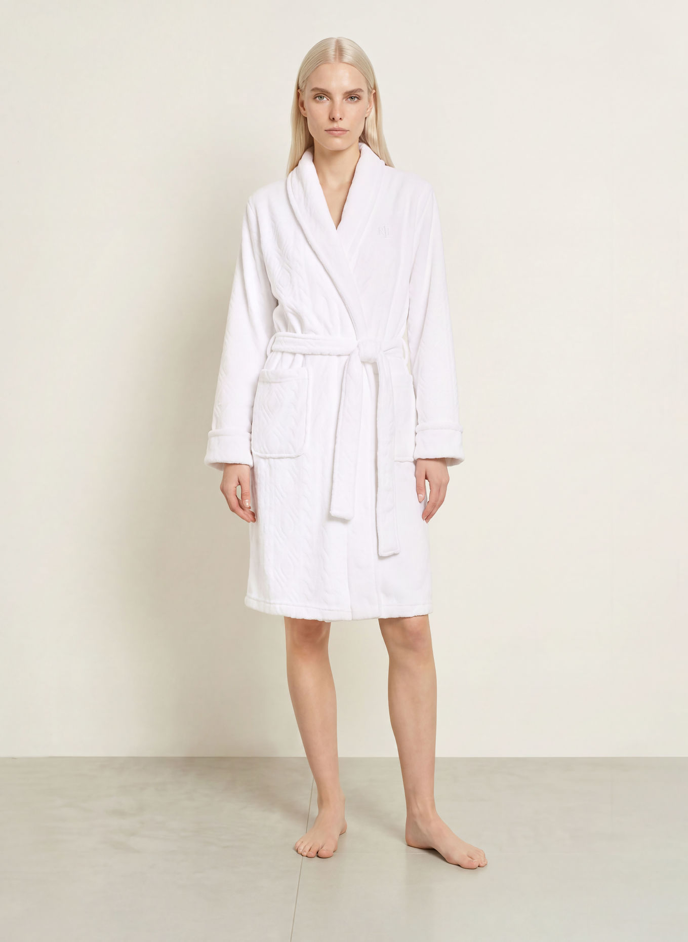LAUREN RALPH LAUREN Badjas: WIT