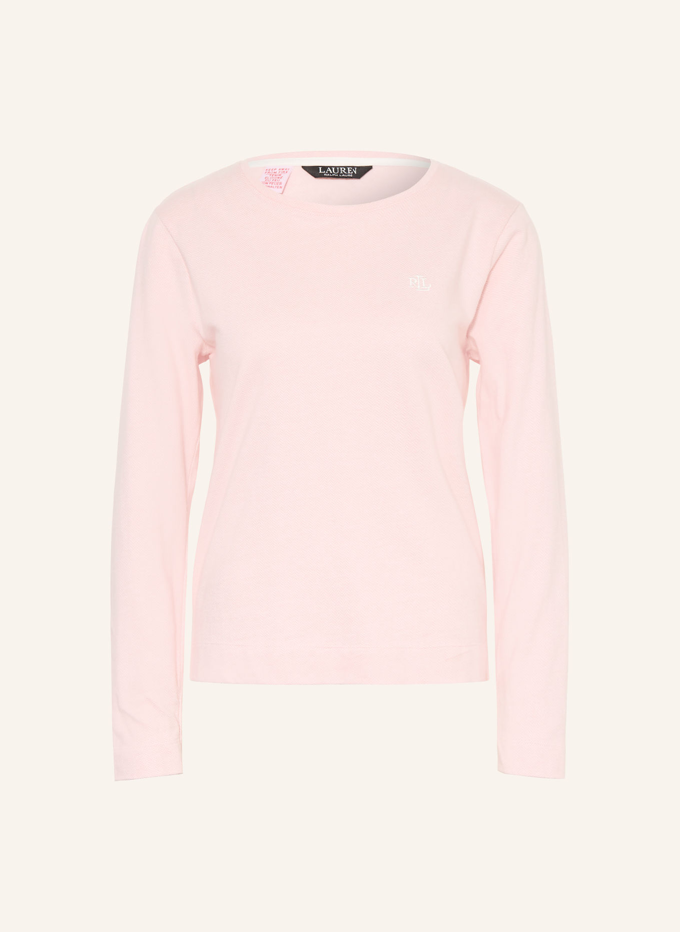LAUREN RALPH LAUREN Pyjama: ROSE CLAIR / WIT